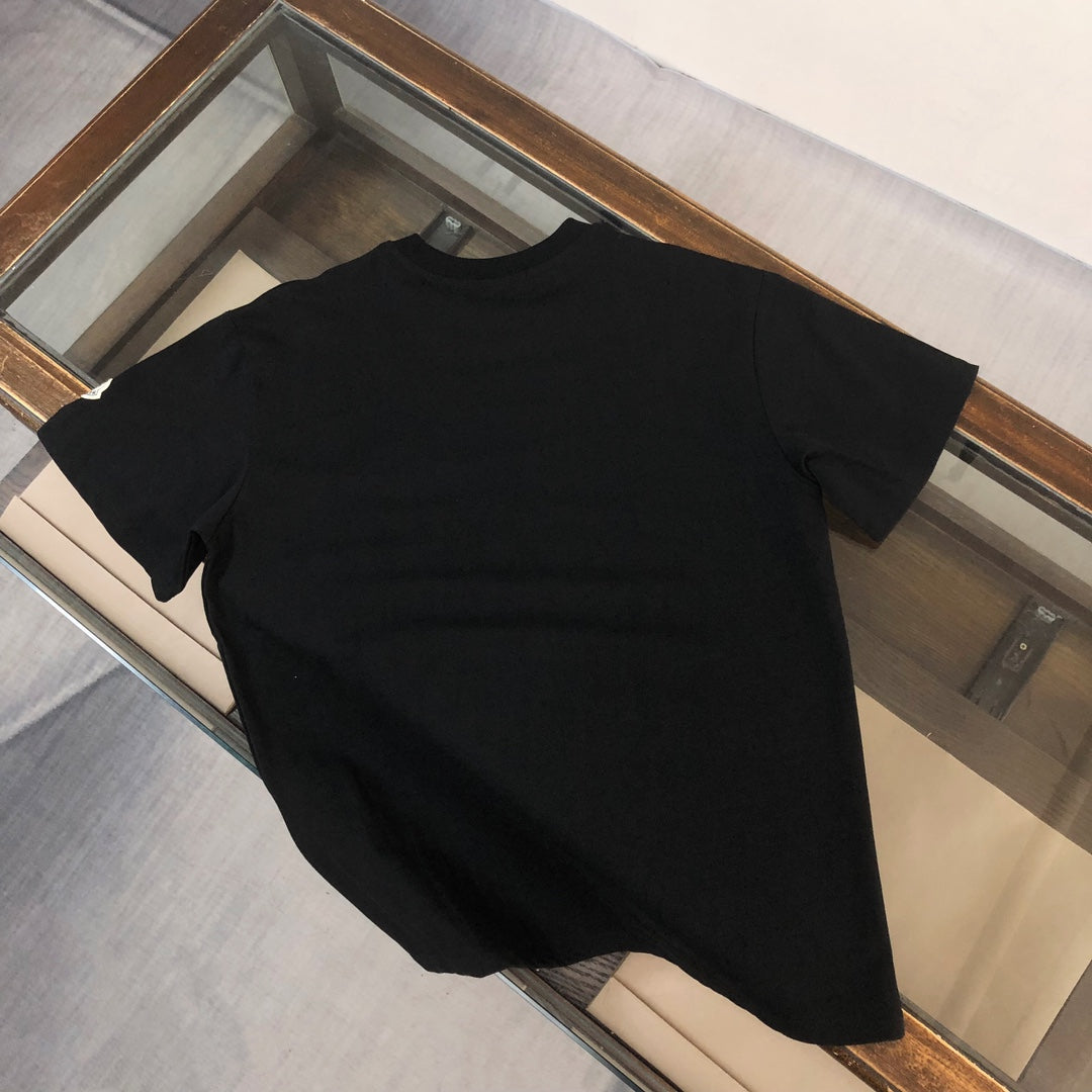 MONCLER New Couple’s Logo T-Shirt Premium Custom Cotton Slim Fit Unisex - Size S–XL