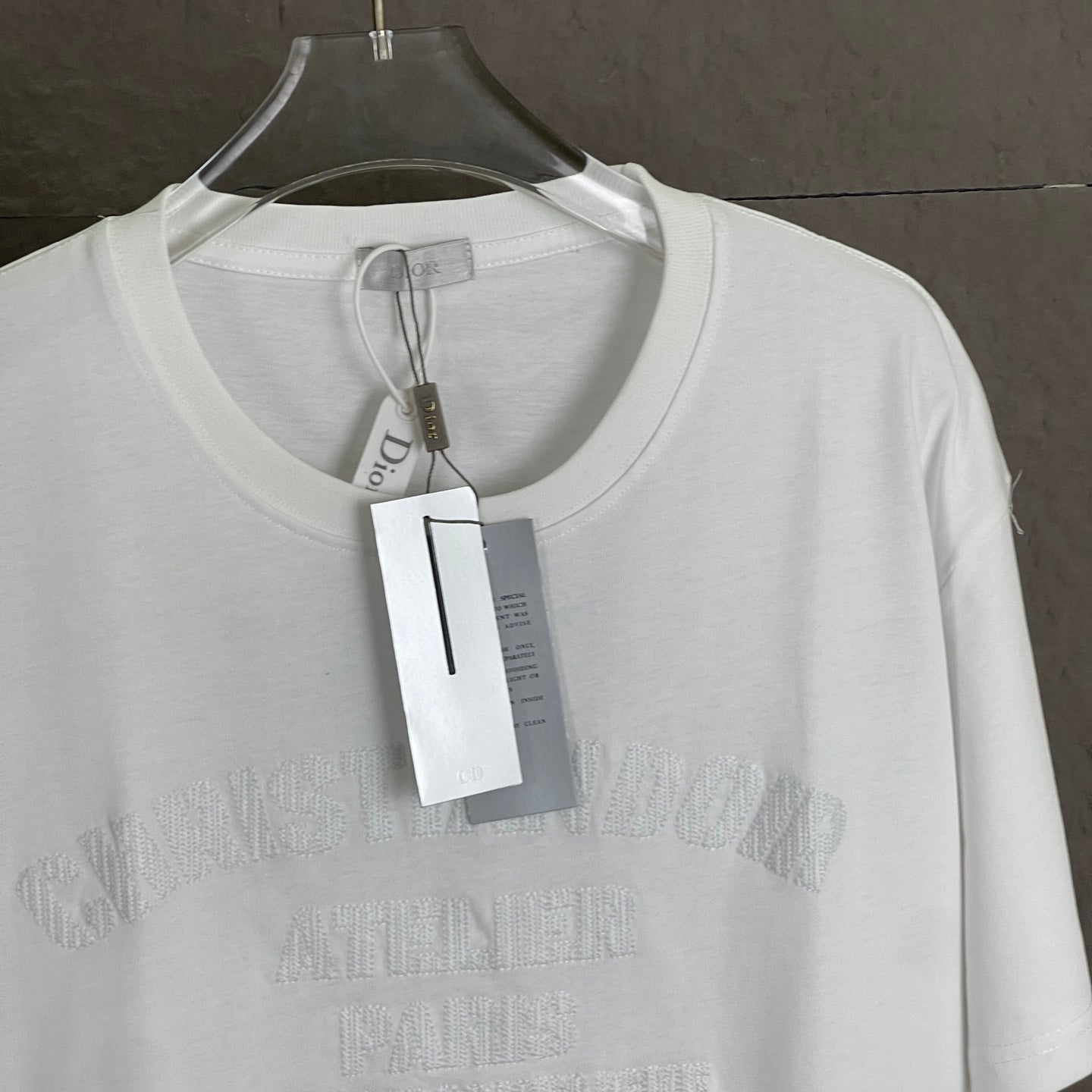 Dior Elevated Embroidery T-Shirt | 280g Premium Cotton | Unisex XS–L