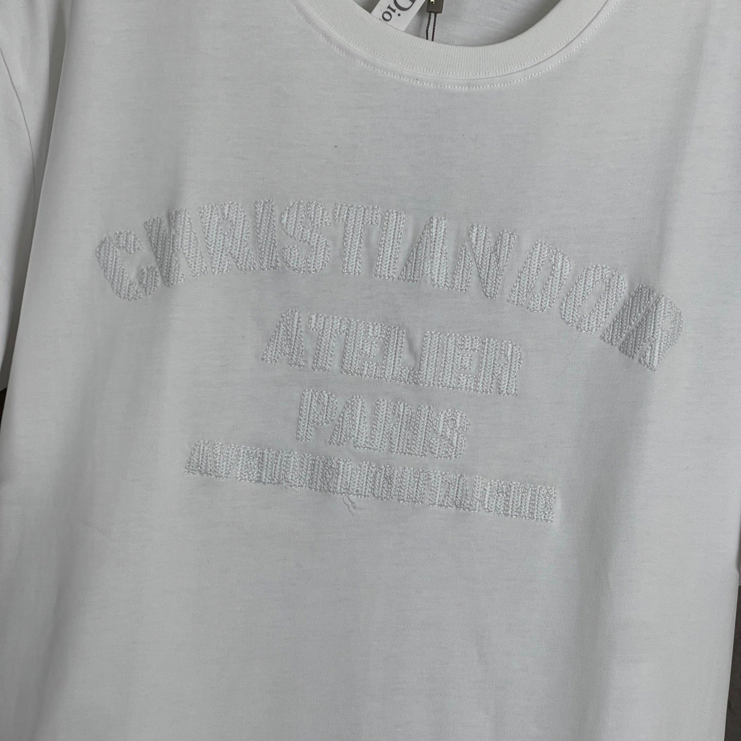 Dior Elevated Embroidery T-Shirt | 280g Premium Cotton | Unisex XS–L