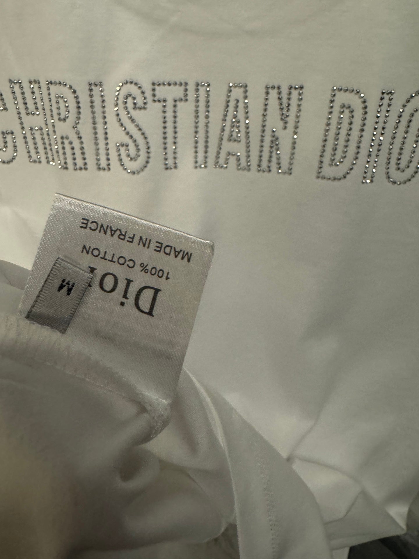 Dior Early Spring Women’s T-Shirt | Lion Sketch Print with Crystal Detailing | White | Sizes S–L