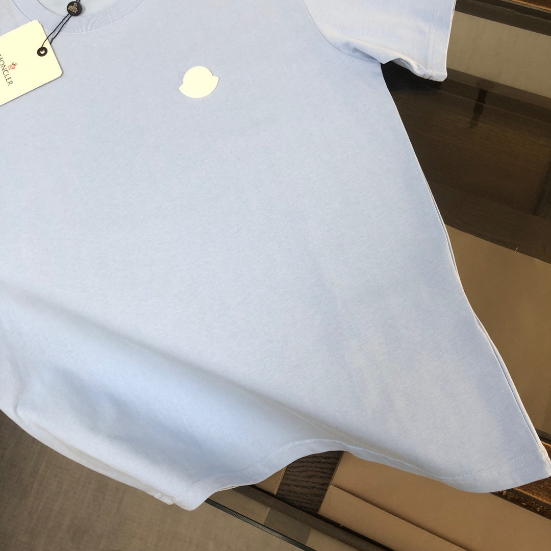 MONCLER New Couple’s Logo T-Shirt Premium Custom Cotton Slim Fit Unisex - Size S–XL
