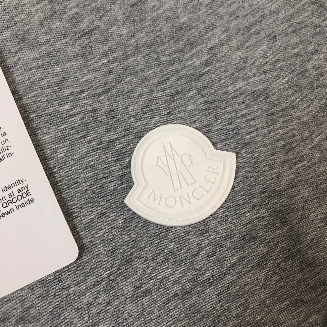 MONCLER New Couple’s Logo T-Shirt Premium Custom Cotton Slim Fit Unisex - Size S–XL