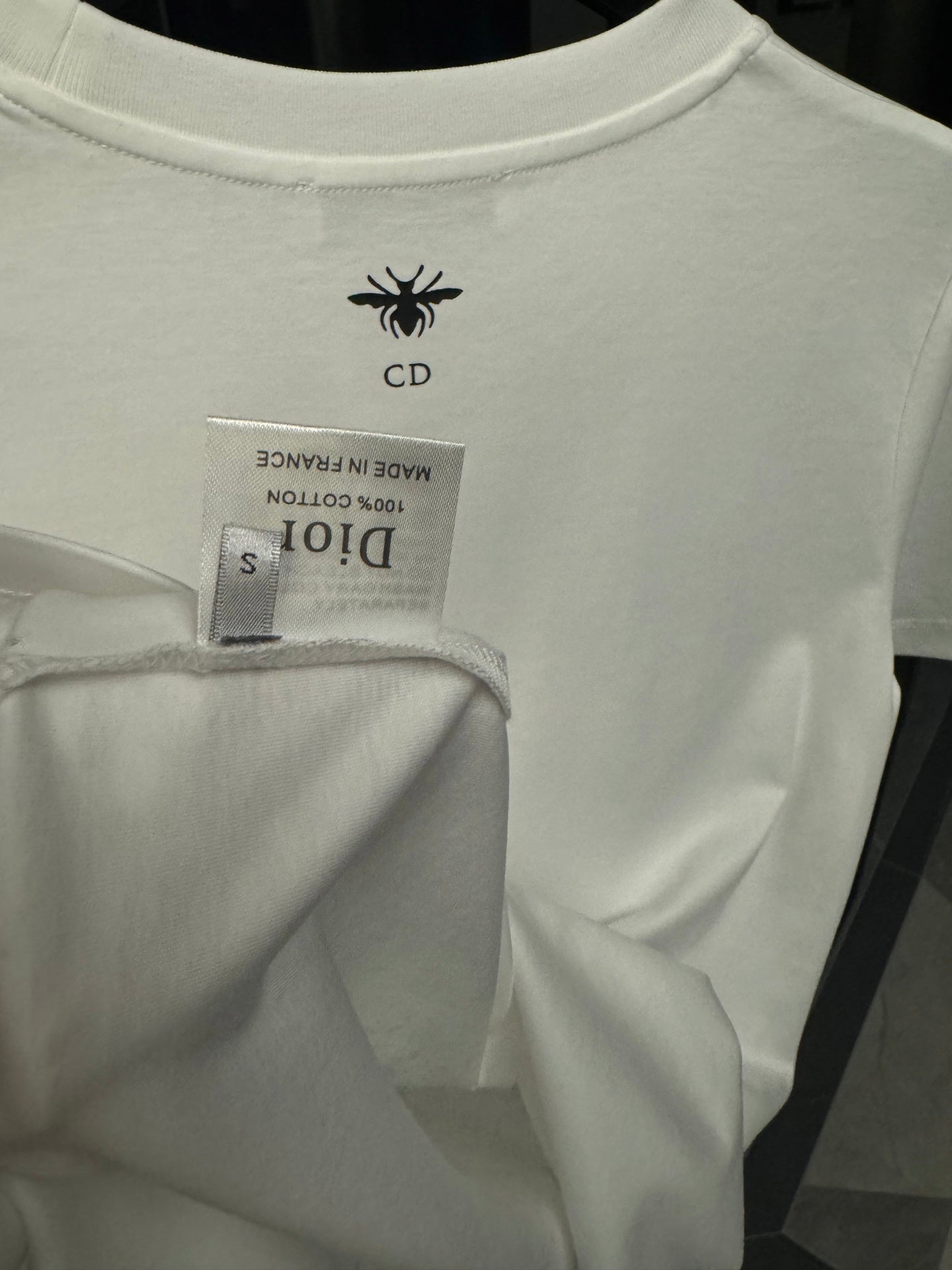 Dior Early Spring Women’s T-Shirt | Lion Sketch Print with Crystal Detailing | White | Sizes S–L