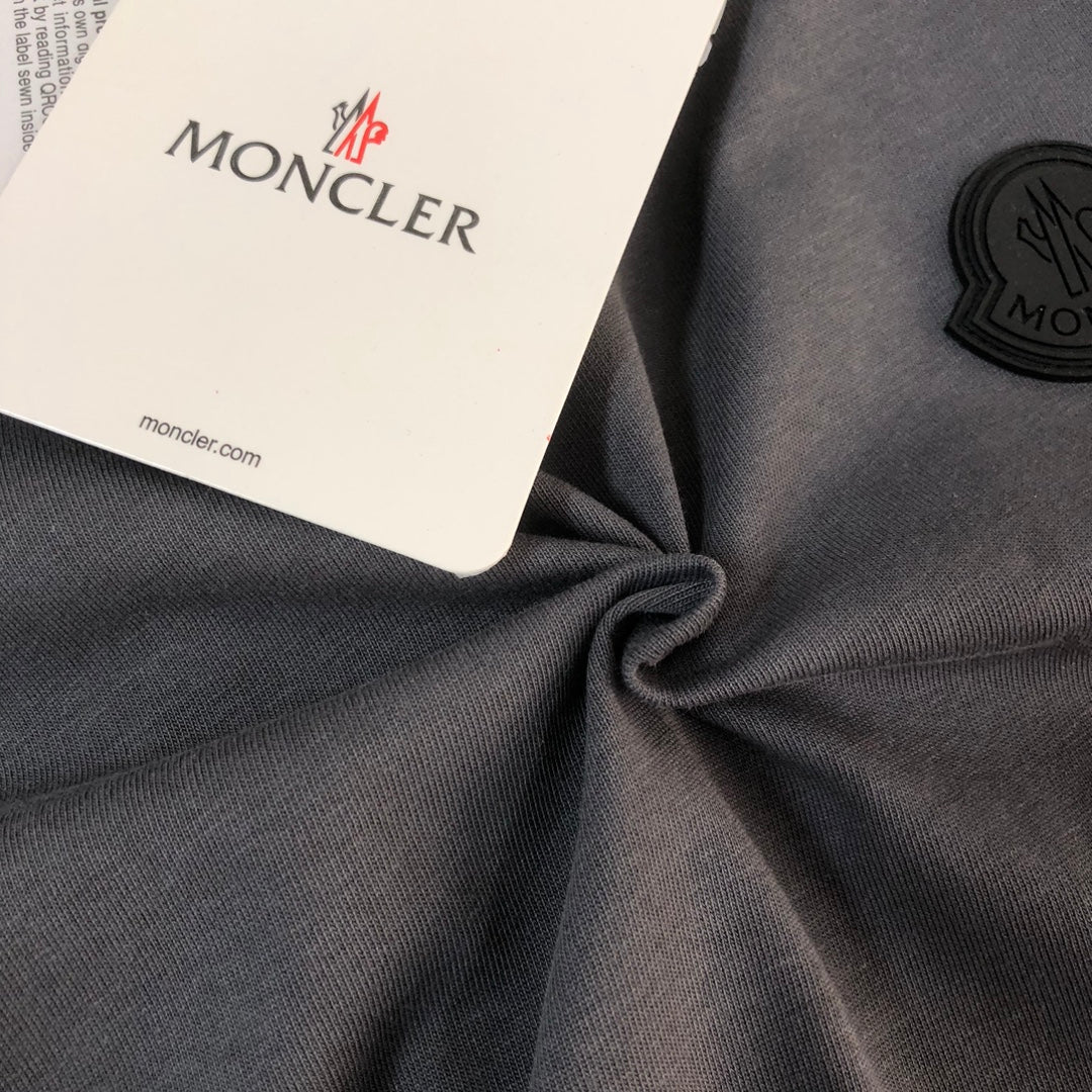 MONCLER New Couple’s Logo T-Shirt Premium Custom Cotton Slim Fit Unisex - Size S–XL