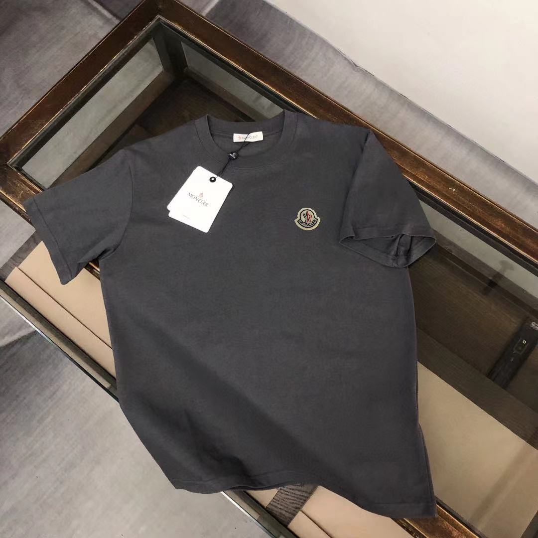 MONCLER 2025 Couple’s Logo Print T-Shirt Premium Cotton Oversized Unisex - Size S–XL