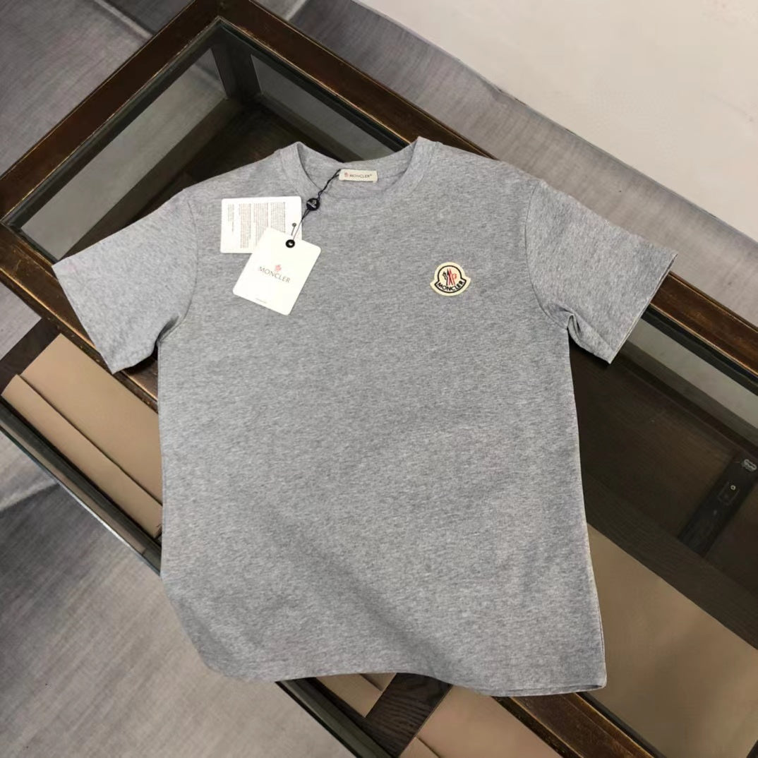 MONCLER 2025 Couple’s Logo Print T-Shirt Premium Cotton Oversized Unisex - Size S–XL