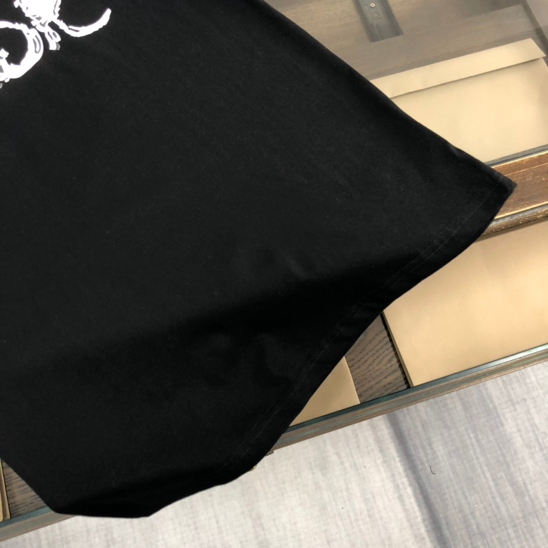 Dior Logo Print T-Shirt | Premium 50s Double-Spun Cotton | Sizes S–XL
