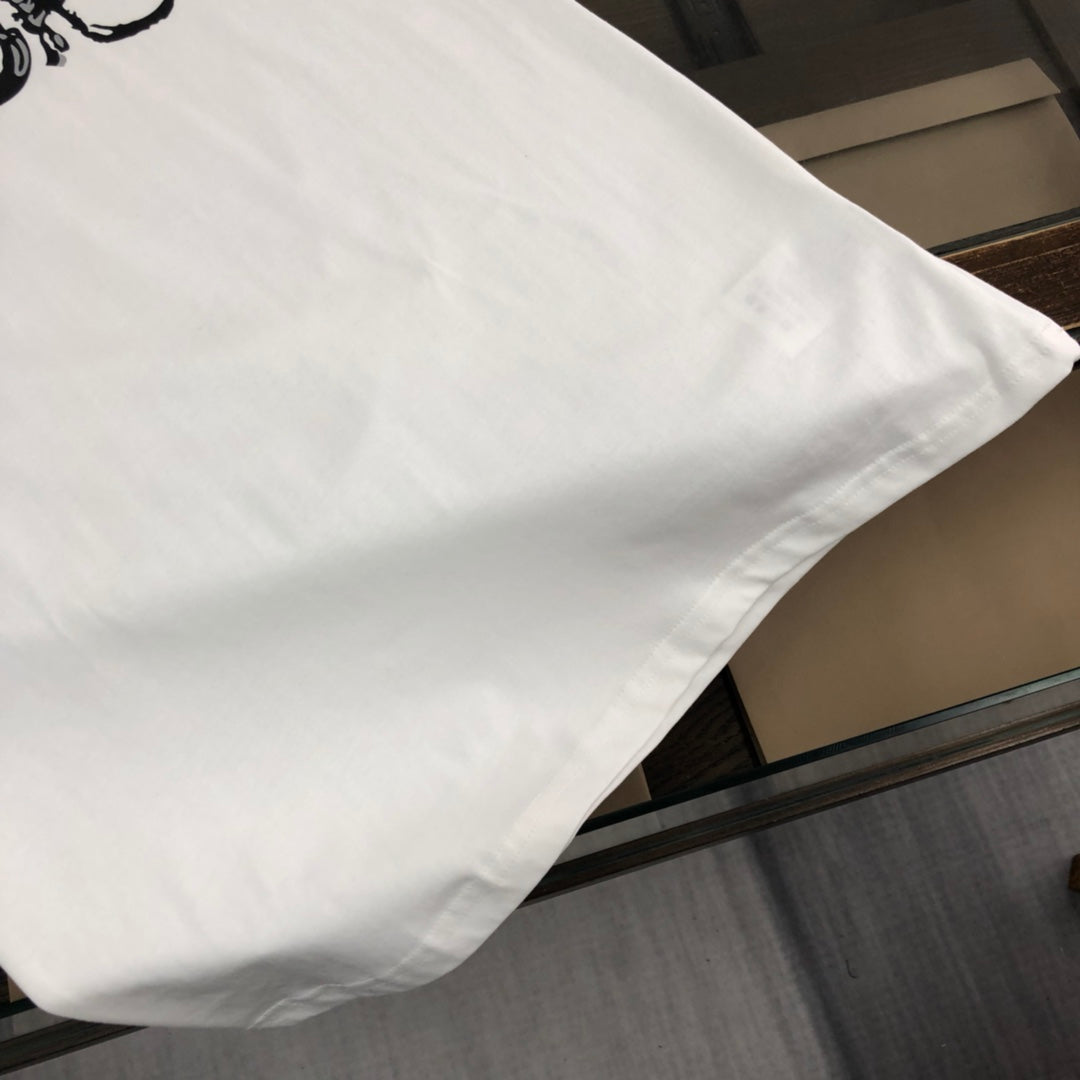 Dior Logo Print T-Shirt | Premium 50s Double-Spun Cotton | Sizes S–XL