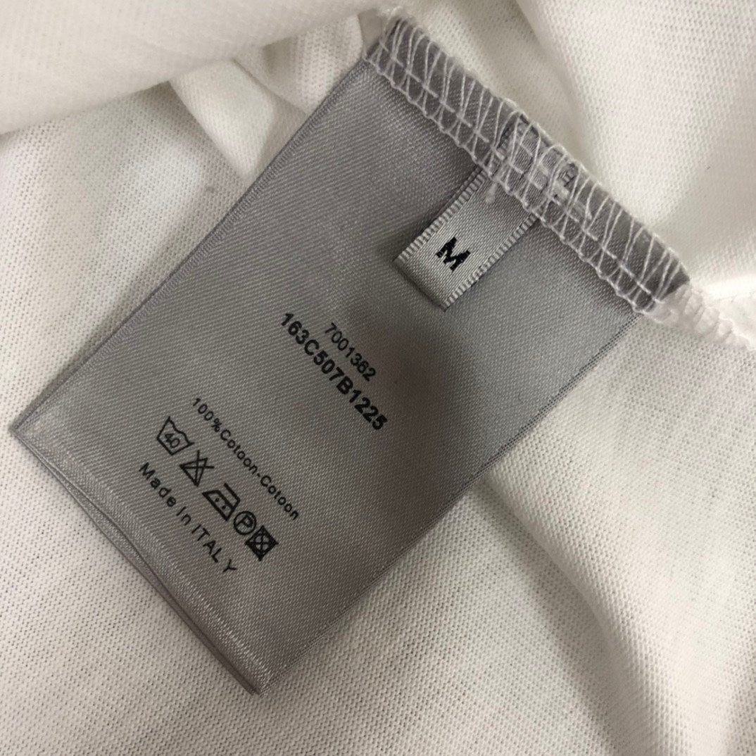 Dior Logo Print T-Shirt | Premium 50s Double-Spun Cotton | Sizes S–XL