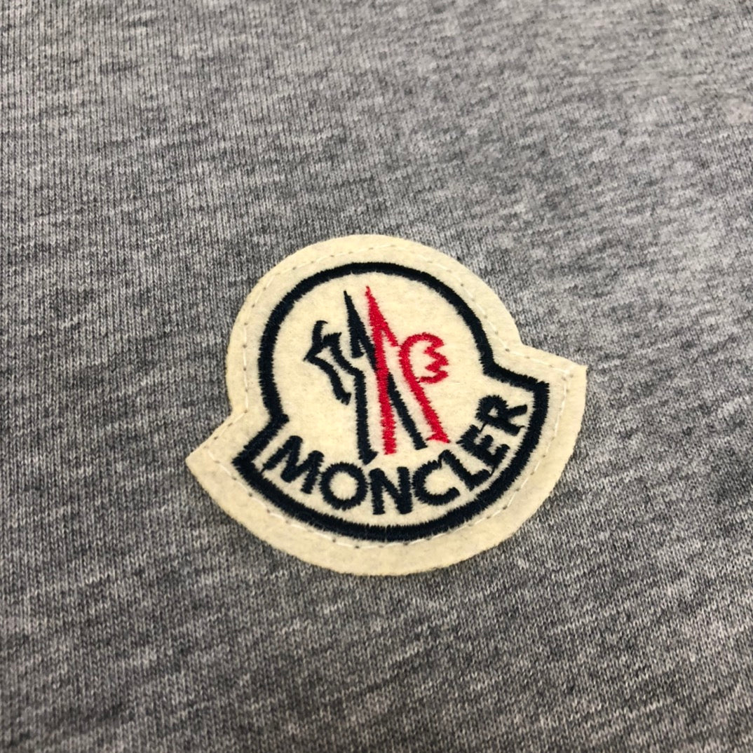 MONCLER New Men’s Logo Crewneck T-Shirt Premium Cotton Oversized Unisex - Size S–XL