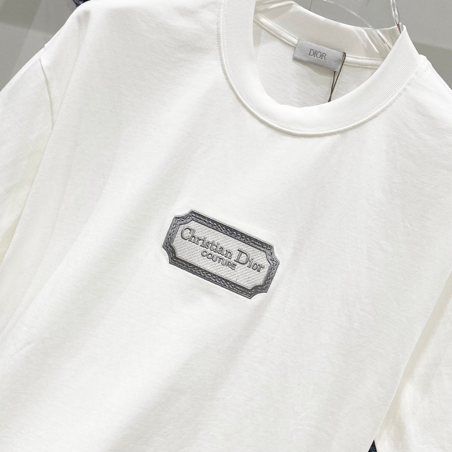 Dior CD Logo Embroidered T-Shirt | 260g Premium Cotton | Sizes S–XXL