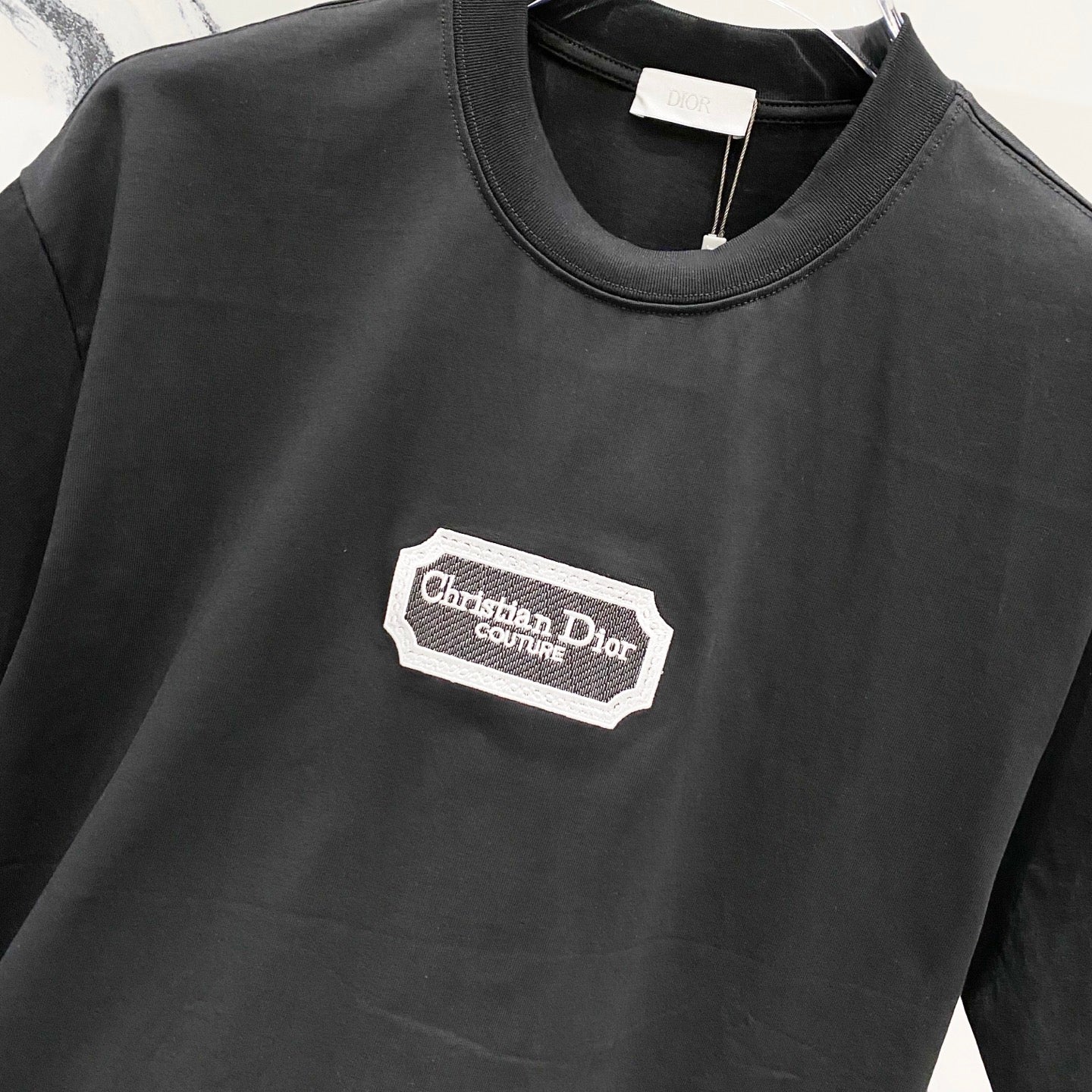 Dior CD Logo Embroidered T-Shirt | 260g Premium Cotton | Sizes S–XXL