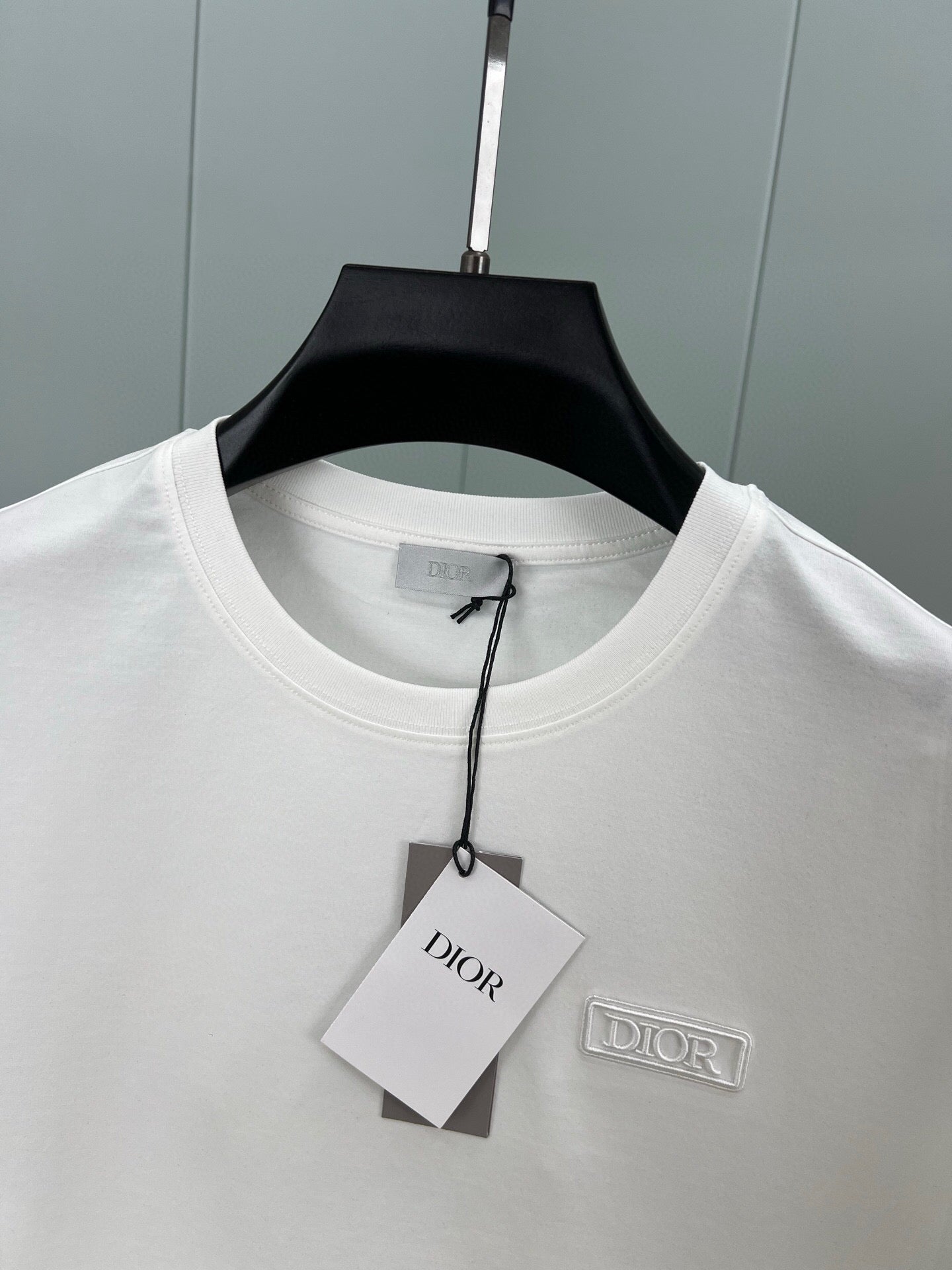 Dior Classic Logo Embroidered T-Shirt | 260g Cotton | S–XXL