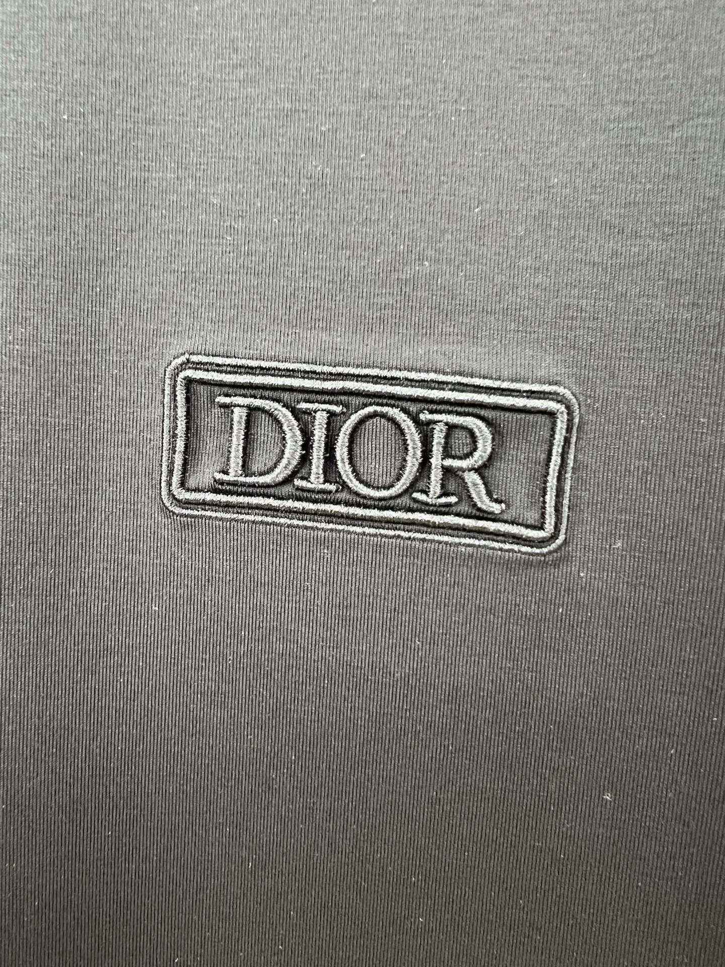 Dior Classic Logo Embroidered T-Shirt | 260g Cotton | S–XXL