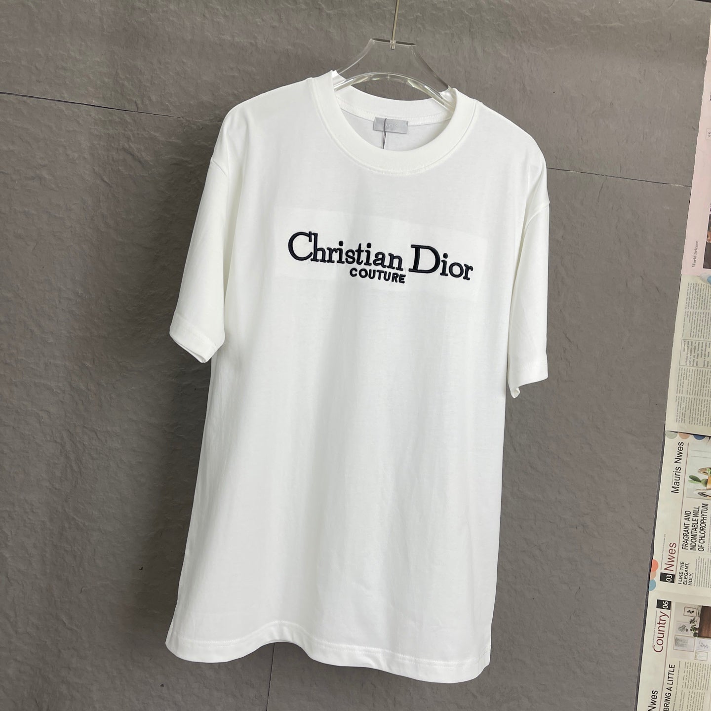 Dior Premium Embroidered T-Shirt | 300g Heavyweight Cotton | S–XL