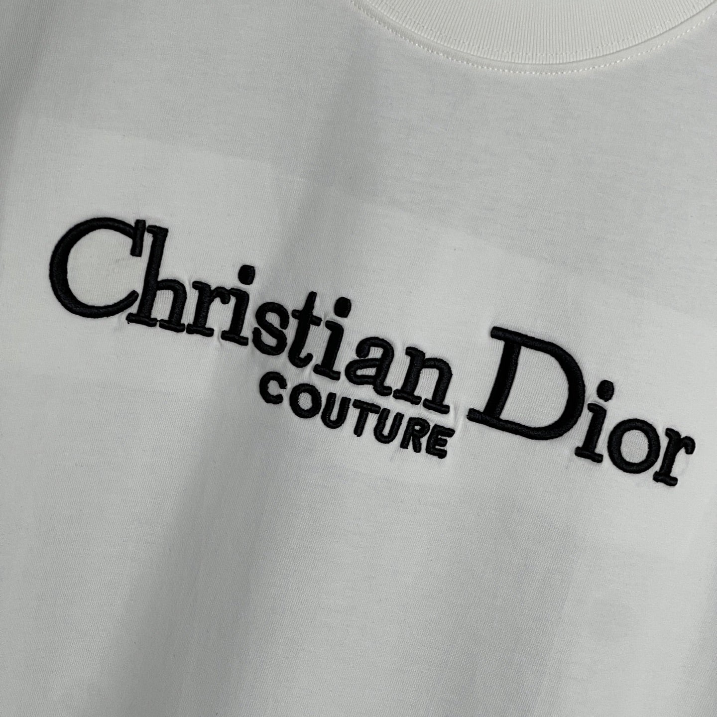 Dior Premium Embroidered T-Shirt | 300g Heavyweight Cotton | S–XL