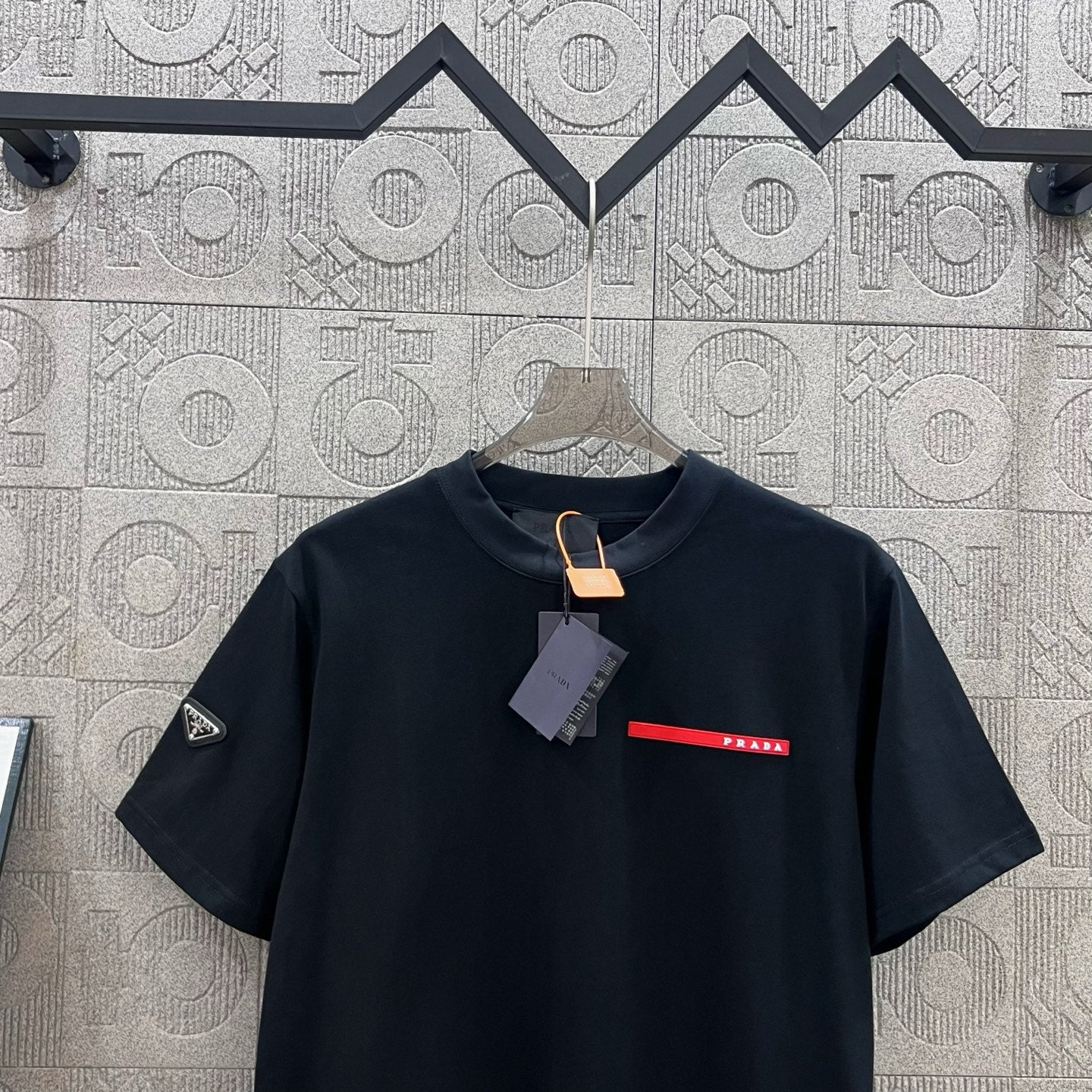 PRADA Retro-Inspired Triangle Logo T-Shirt | Sizes S–XL