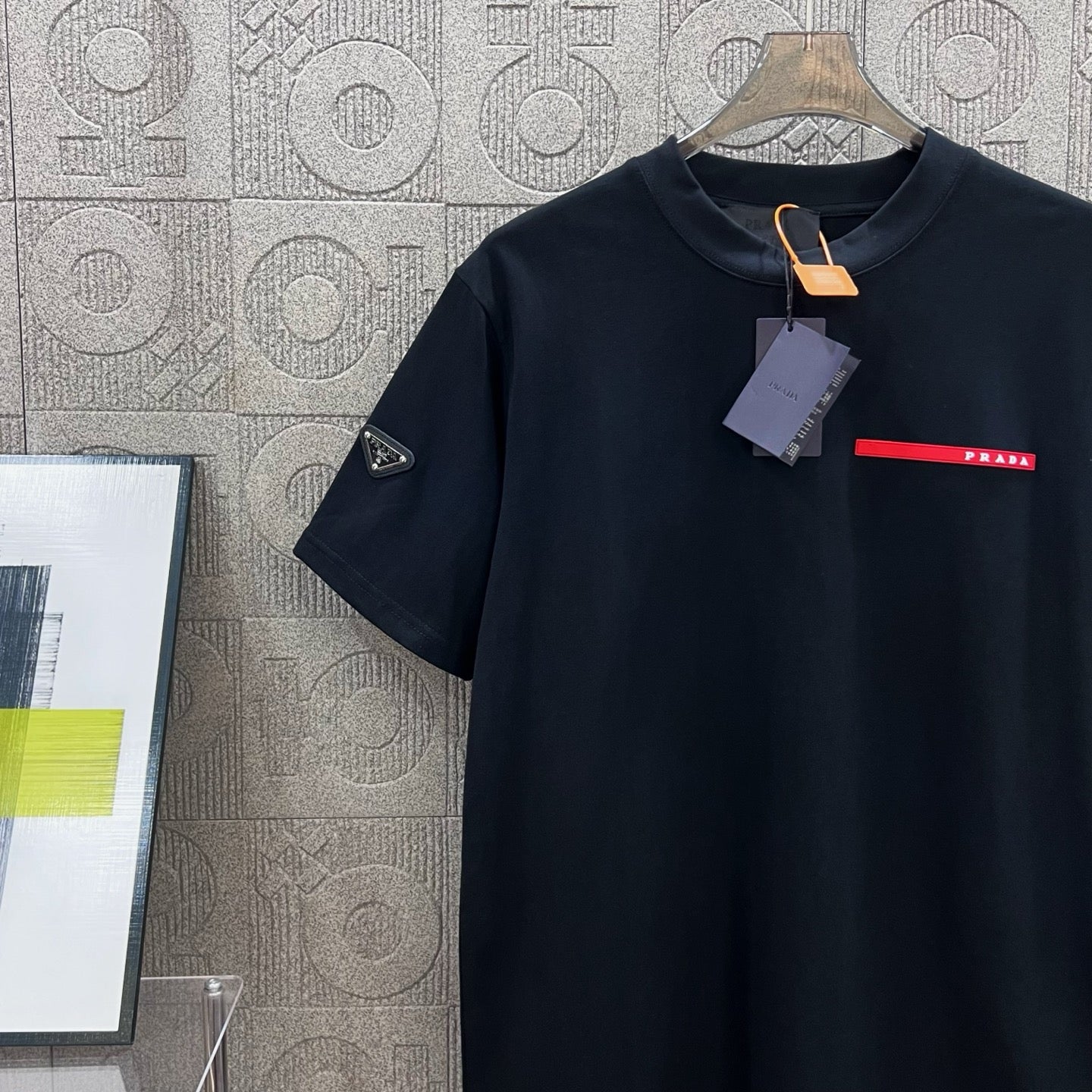 PRADA Retro-Inspired Triangle Logo T-Shirt | Sizes S–XL