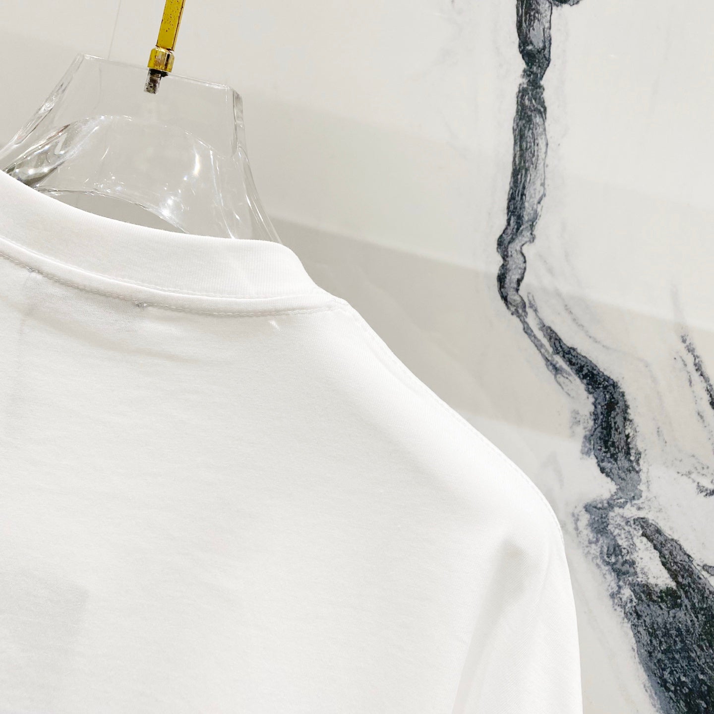 PRADA 260g Cotton Logo Triangle Print T-Shirt | Sizes XS–L