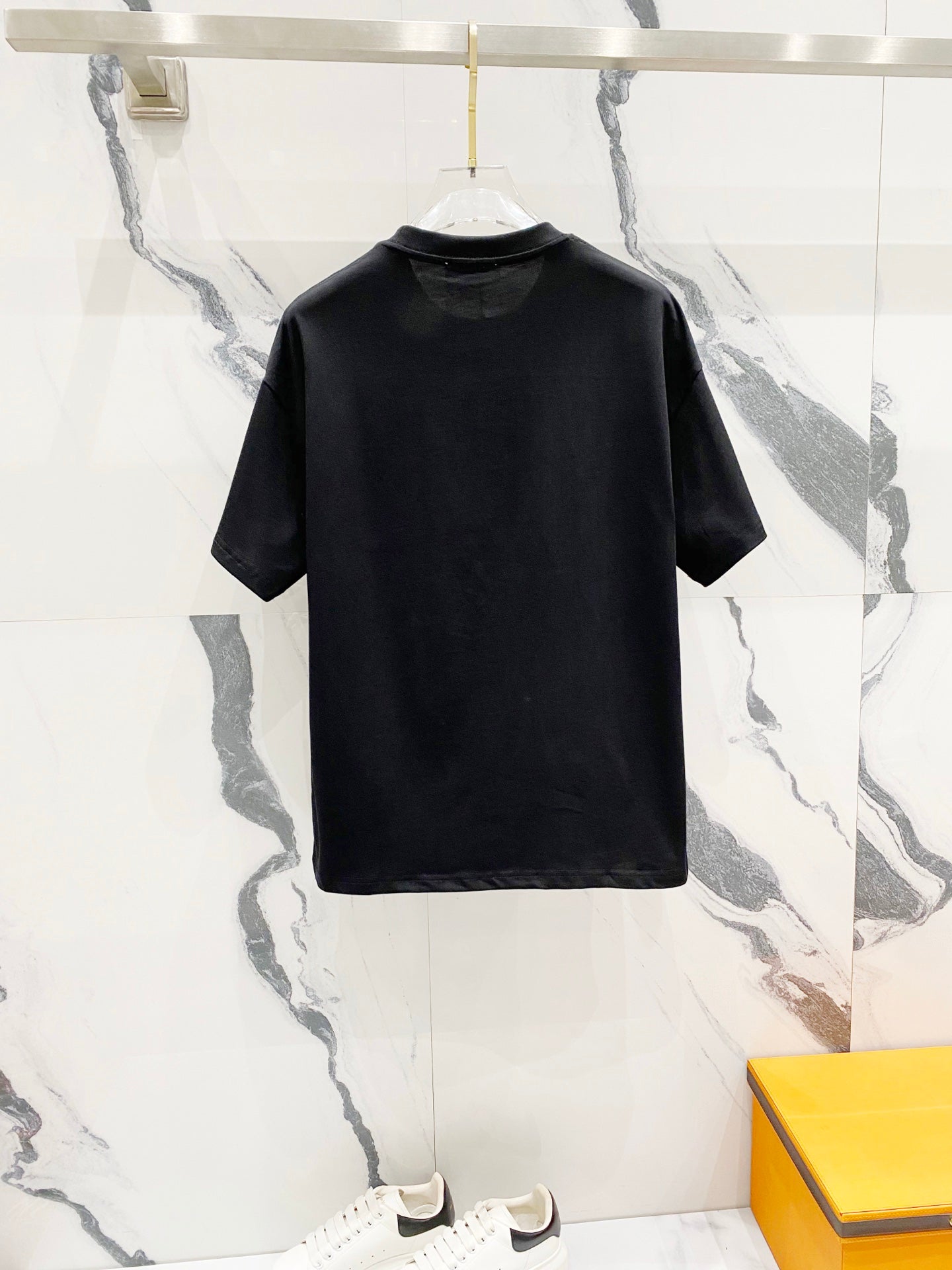 PRADA 260g Cotton Logo Triangle Print T-Shirt | Sizes XS–L
