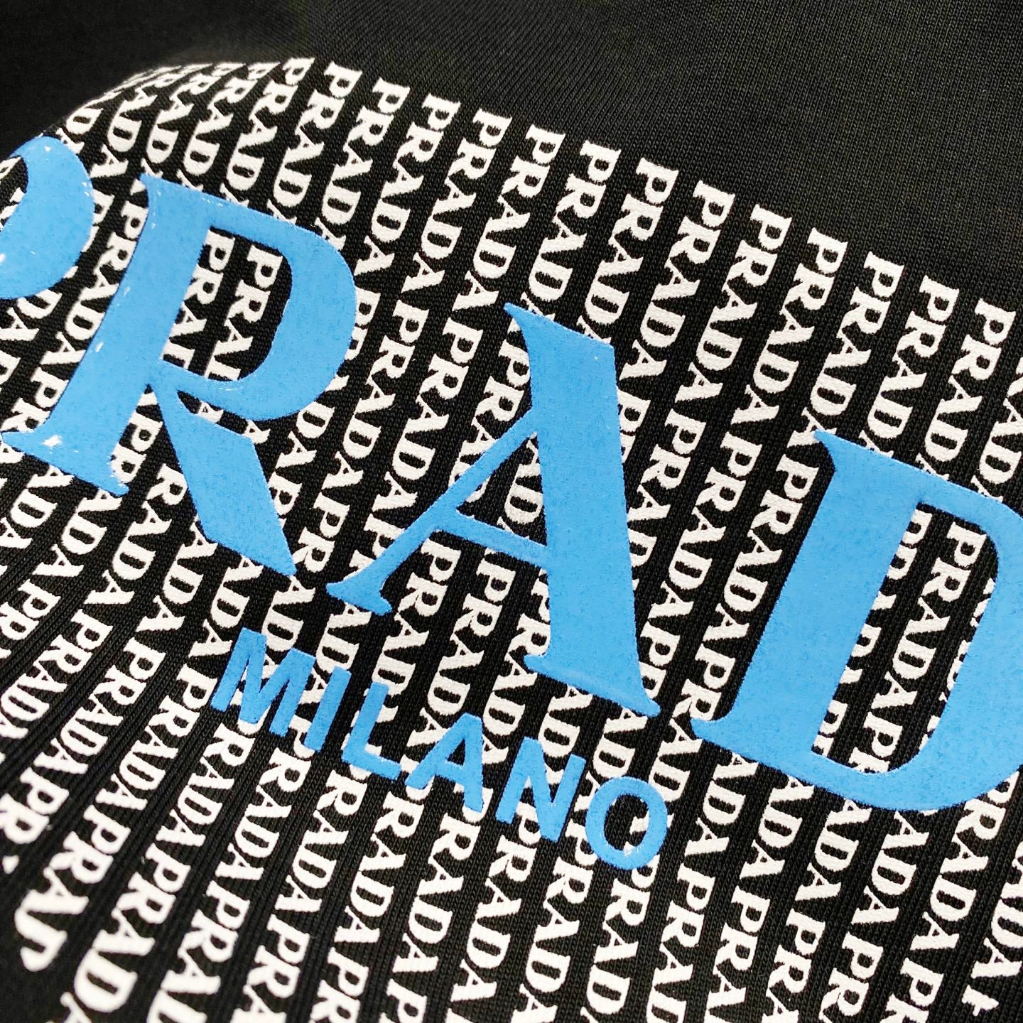 PRADA 260g Cotton Logo Triangle Print T-Shirt | Sizes XS–L