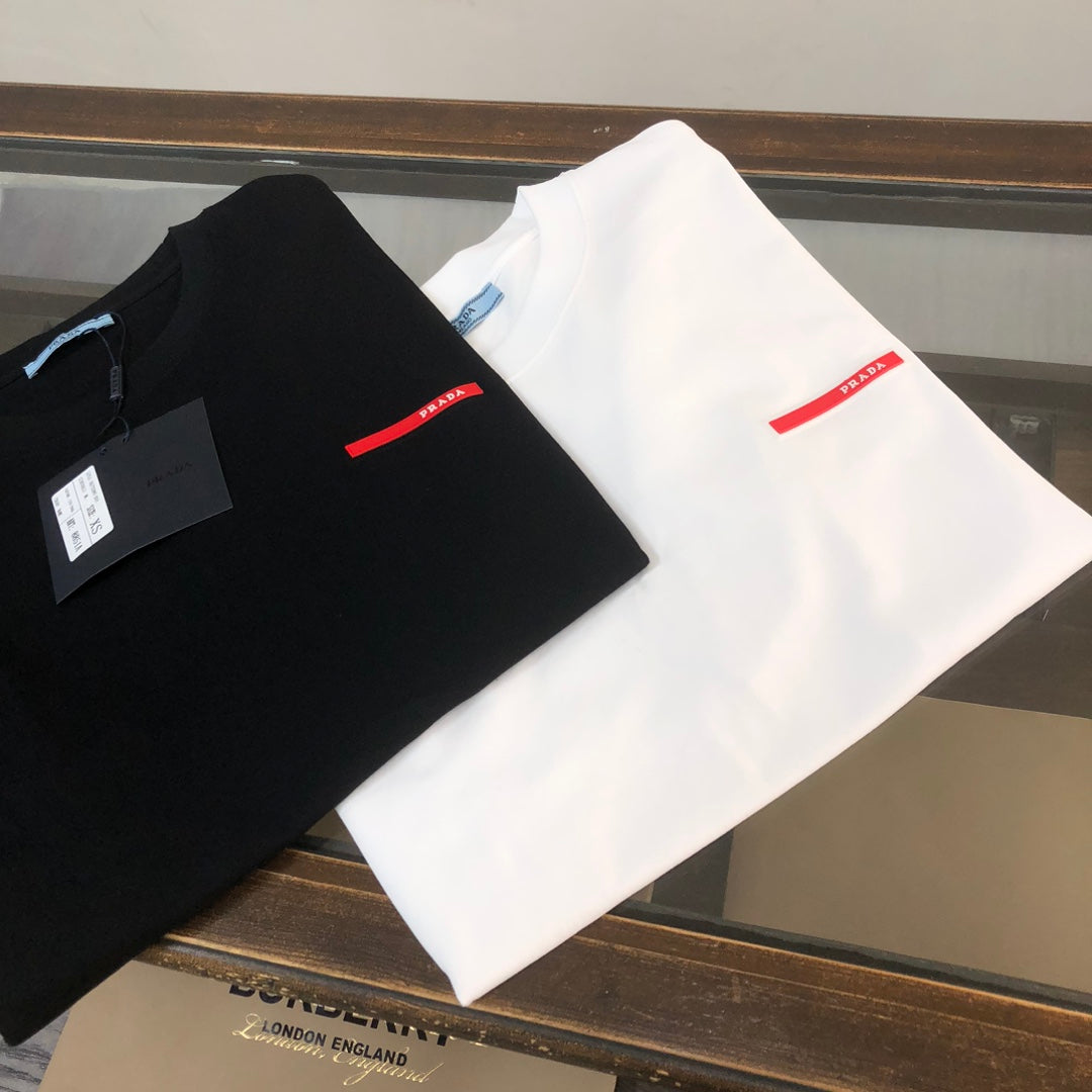 PRADA Red Label Logo Cotton T-Shirt | Spring/Summer New Arrival | Sizes S–XXL