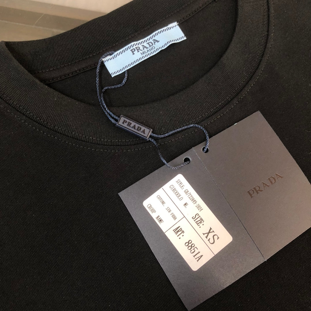PRADA Red Label Logo Cotton T-Shirt | Spring/Summer New Arrival | Sizes S–XXL