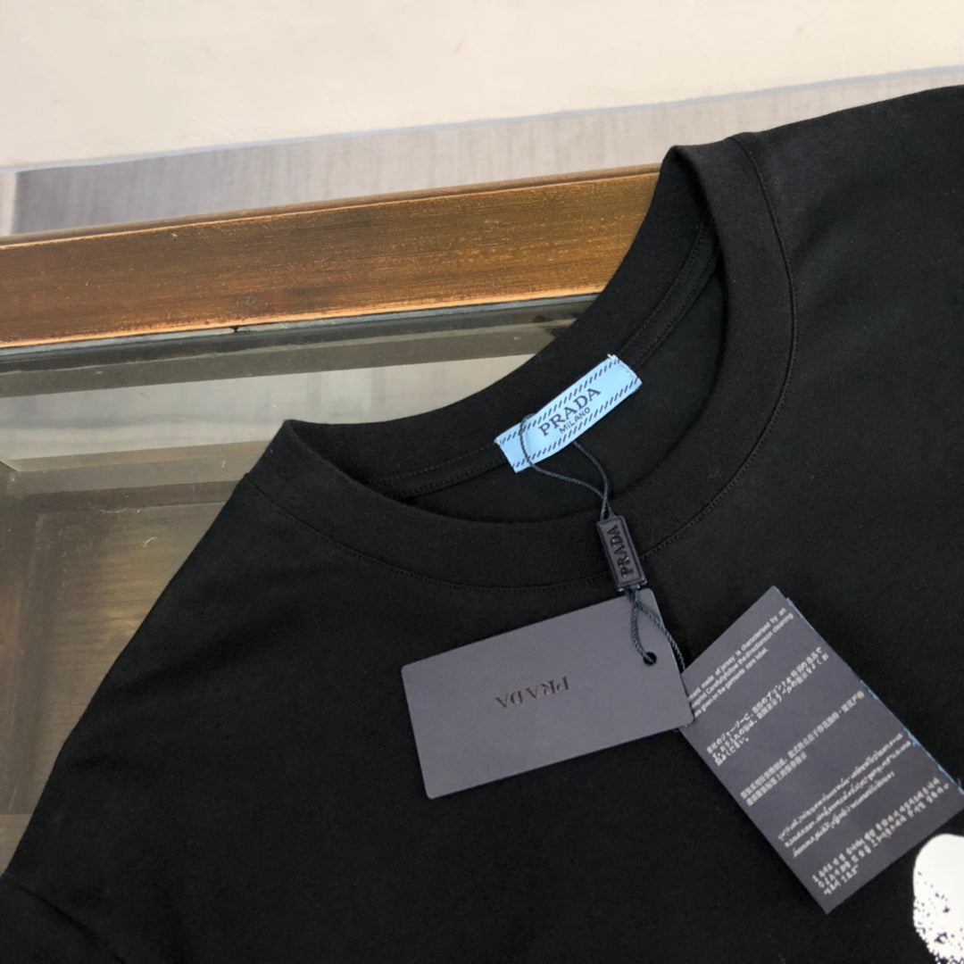 PRADA Octopus Ink Triangle Logo T-Shirt | SS Collection | Sizes S–XL
