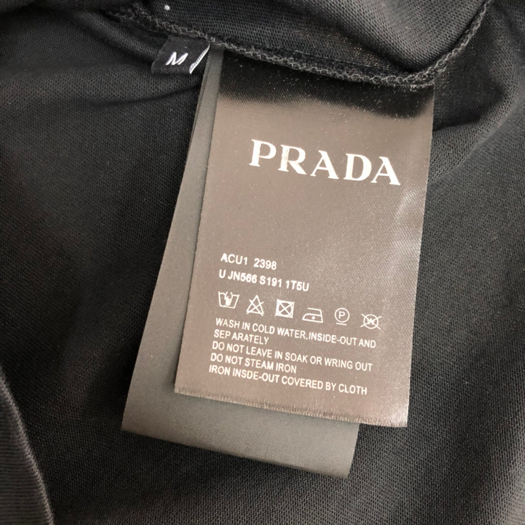 PRADA Octopus Ink Triangle Logo T-Shirt | SS Collection | Sizes S–XL