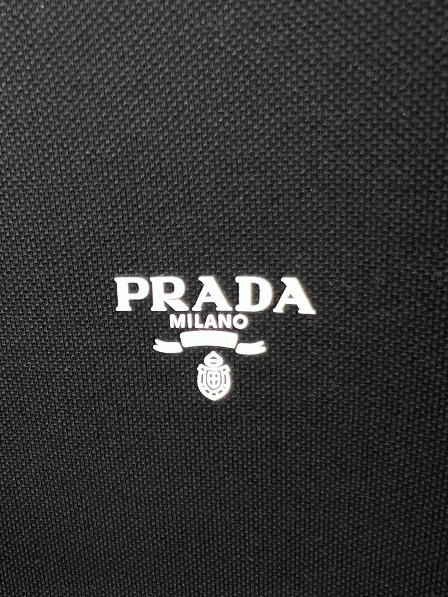 PRADA Embossed Letter Logo Polo Shirt | SS Classic Collection | Sizes S–XXL
