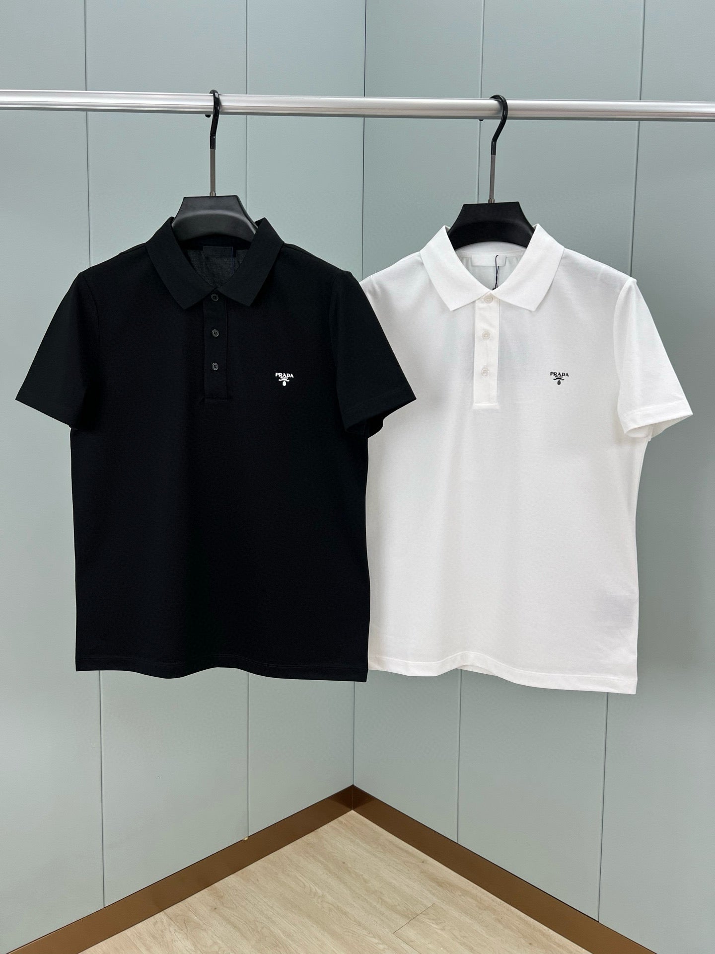 PRADA Embossed Letter Logo Polo Shirt | SS Classic Collection | Sizes S–XXL