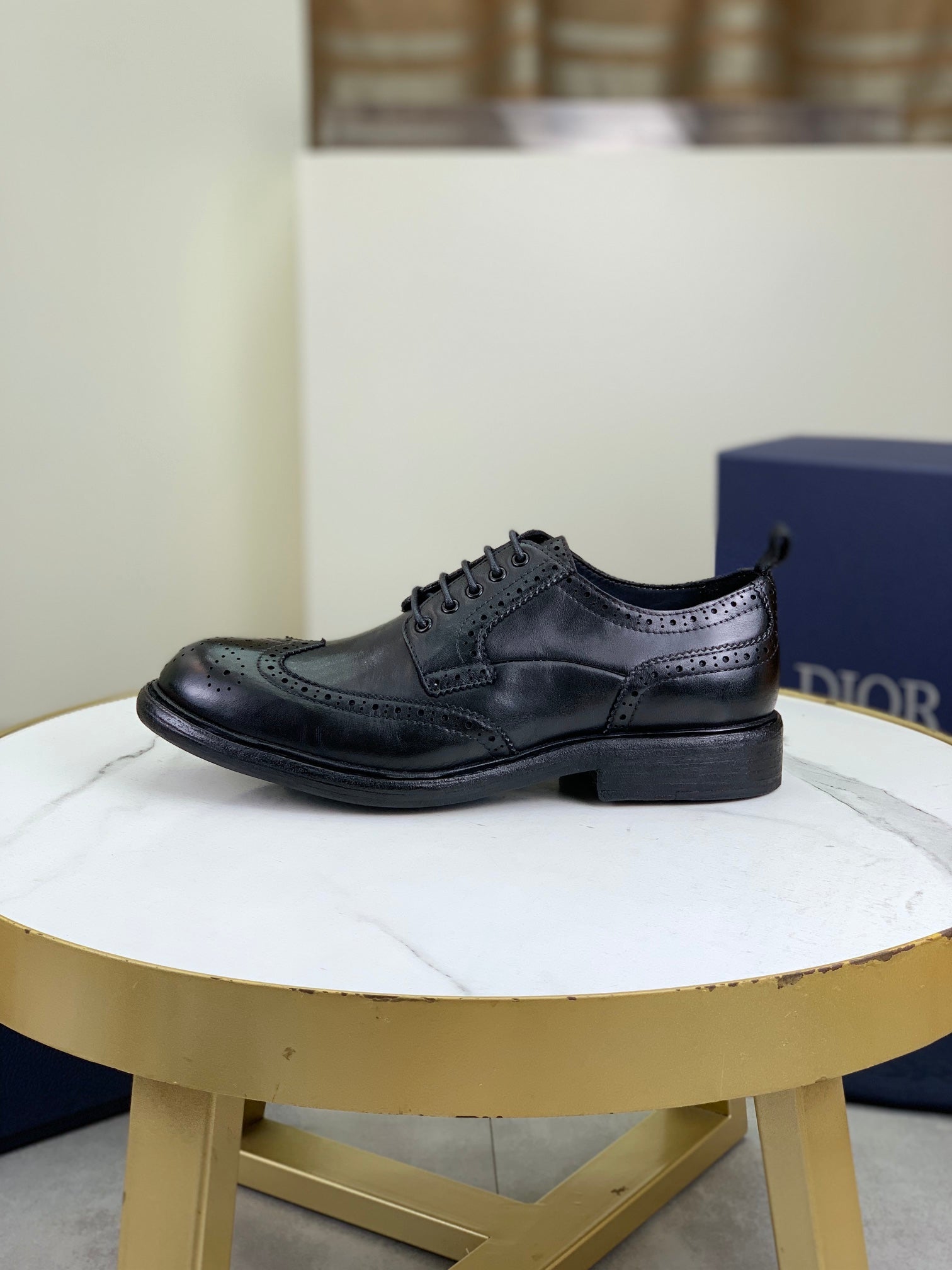 Dior Original Leather Sole Business Shoes – Italian Cowhide & Water-Dyed Calf Leather | Sizes 38-45