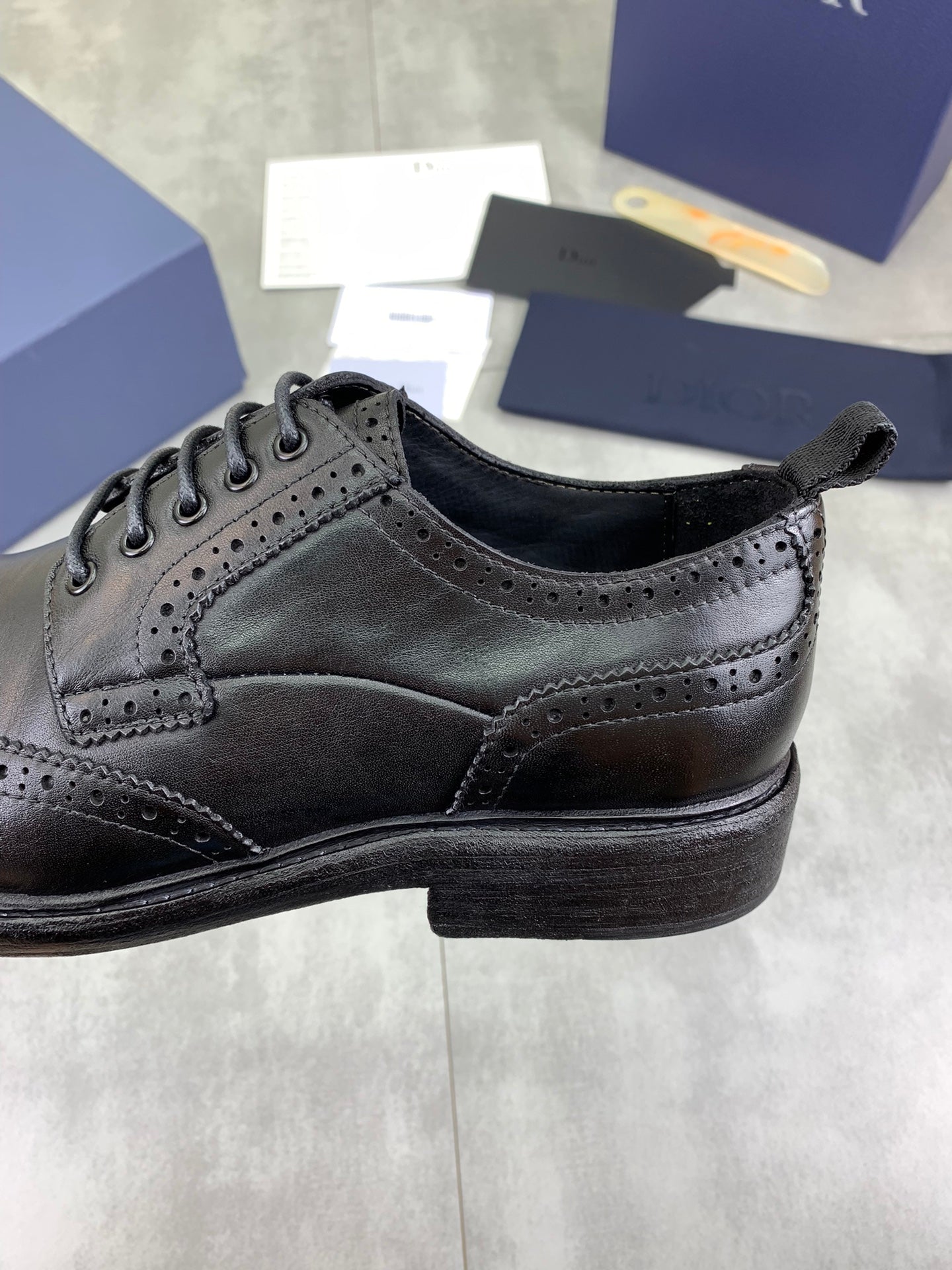 Dior Original Leather Sole Business Shoes – Italian Cowhide & Water-Dyed Calf Leather | Sizes 38-45