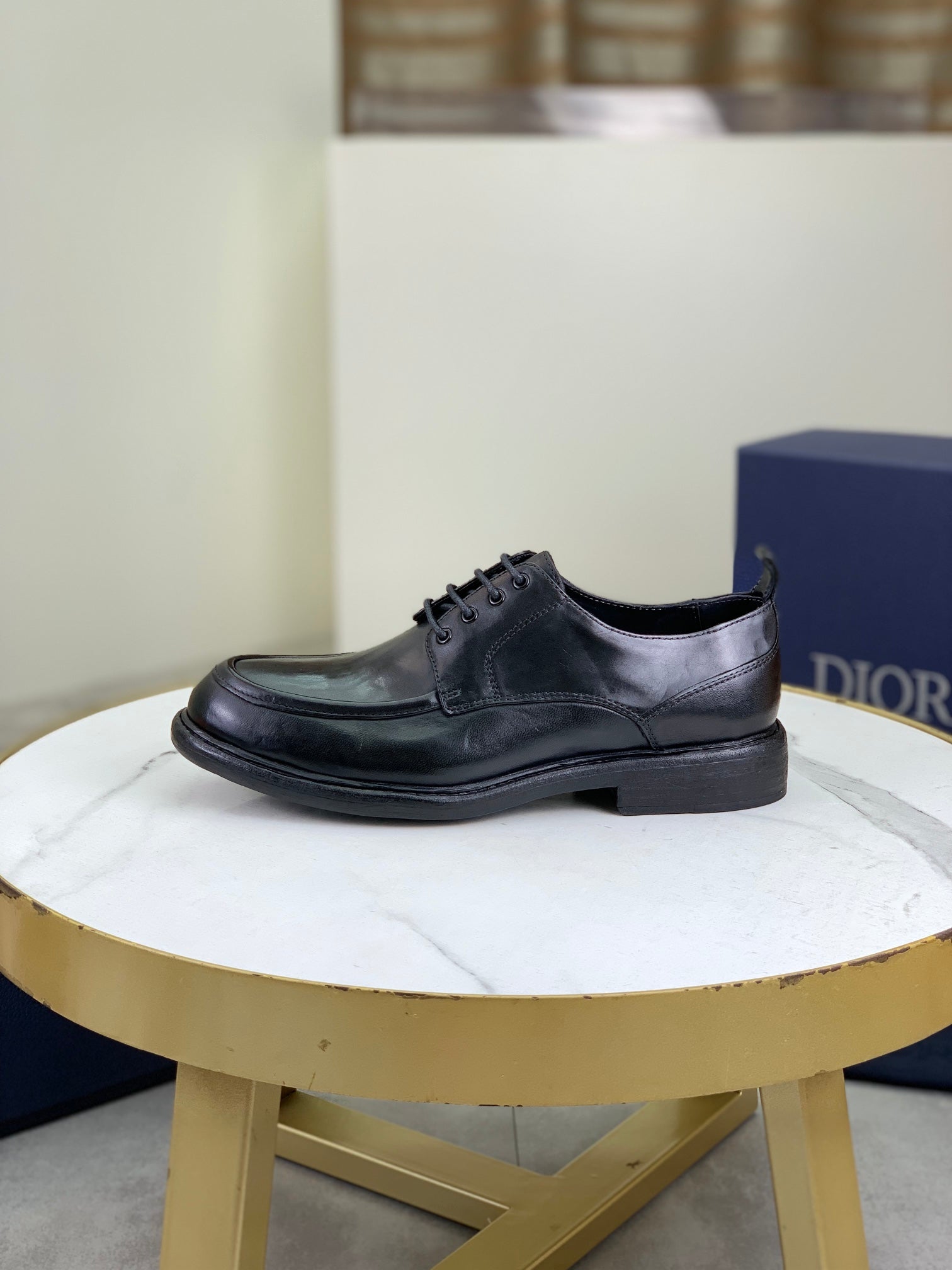 Dior Original Leather Sole Business Shoes – Italian Cowhide & Water-Dyed Calf Leather | Sizes 38-45