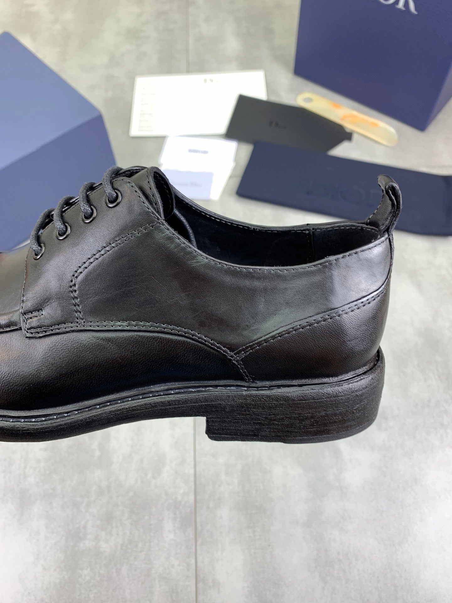 Dior Original Leather Sole Business Shoes – Italian Cowhide & Water-Dyed Calf Leather | Sizes 38-45