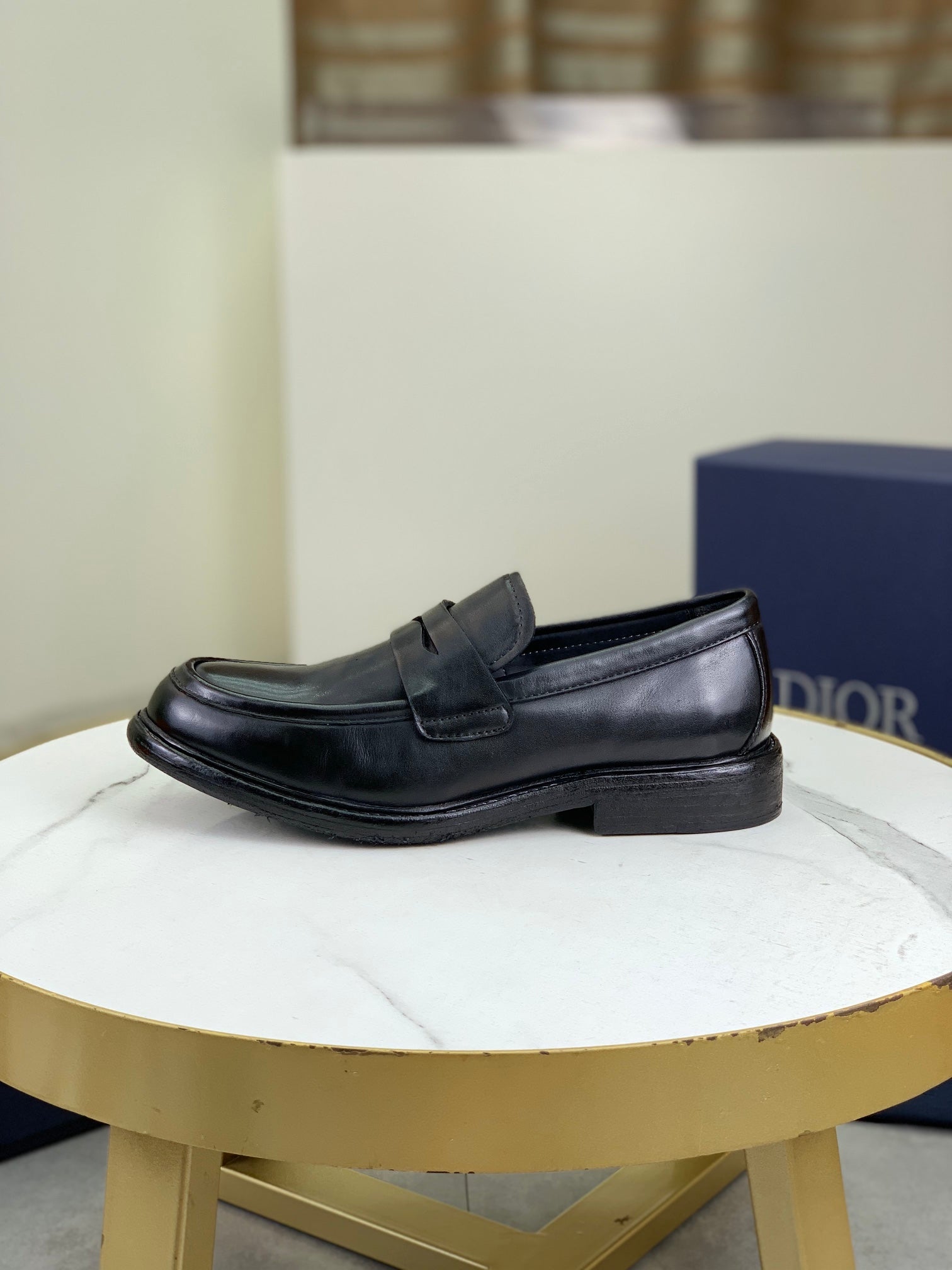Dior Original Leather Sole Business Shoes – Italian Cowhide & Water-Dyed Calf Leather | Sizes 38-45