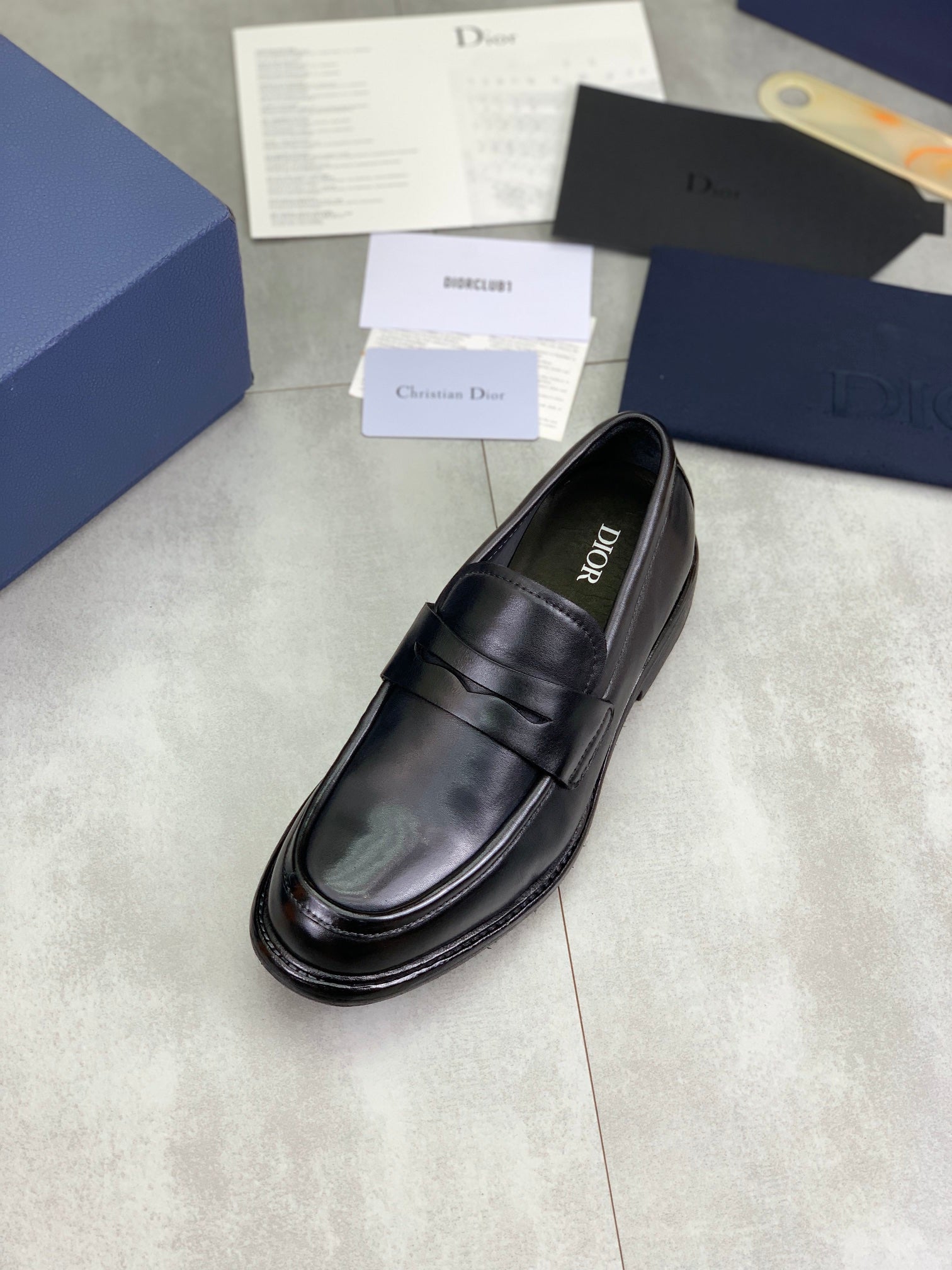 Dior Original Leather Sole Business Shoes – Italian Cowhide & Water-Dyed Calf Leather | Sizes 38-45