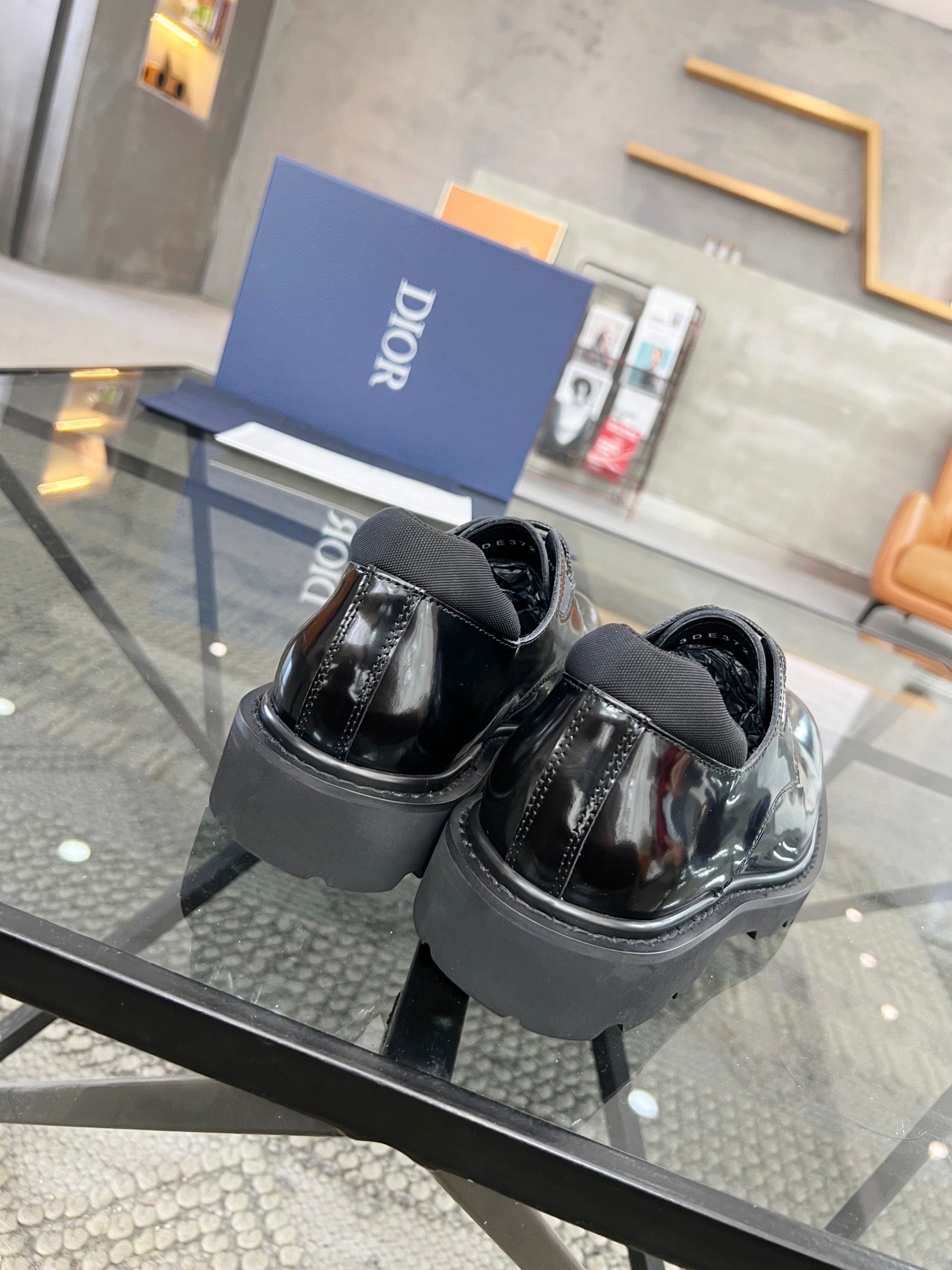 Dior Premium Men’s Slip-On Leather Shoes – Italian Cowhide | Sizes 38–45
