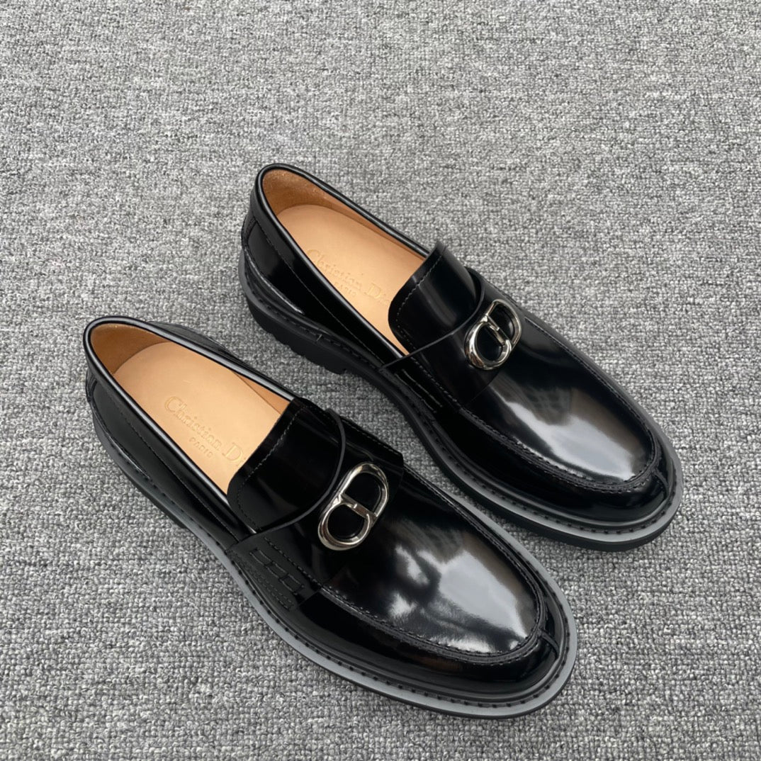 Dior Men’s Shoes – EXPLORER Derby | Premium Black Leather | Sizes 38–44
