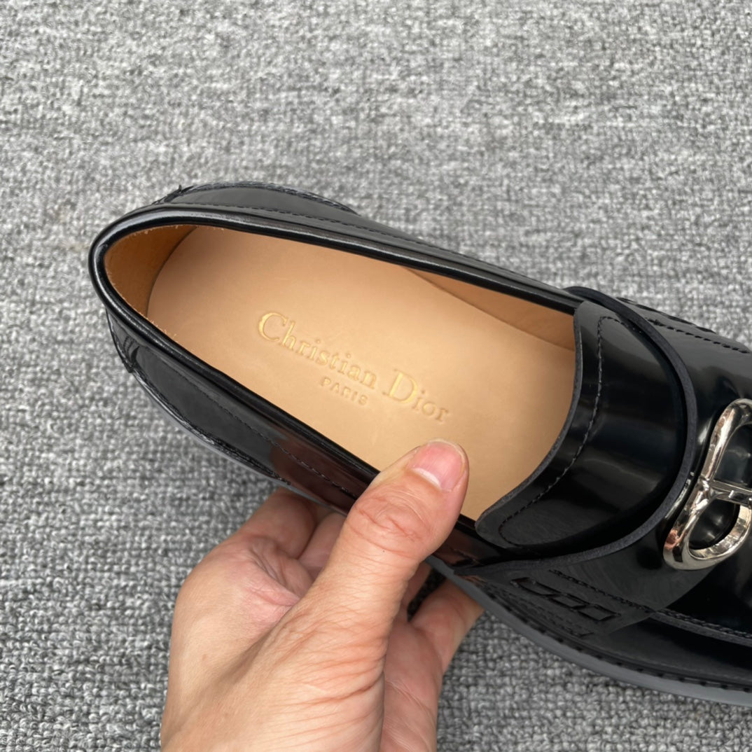 Dior Men’s Shoes – EXPLORER Derby | Premium Black Leather | Sizes 38–44