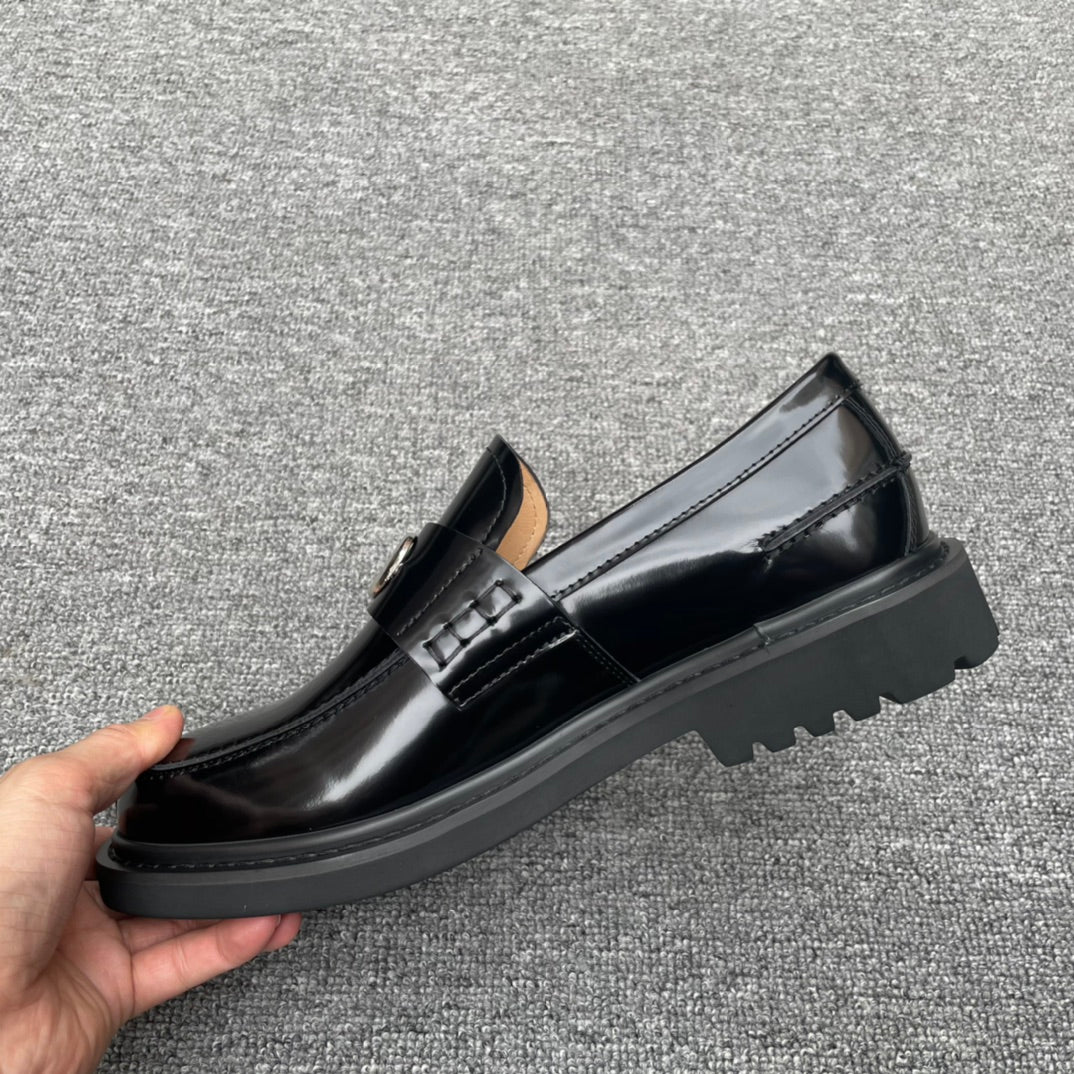 Dior Men’s Shoes – EXPLORER Derby | Premium Black Leather | Sizes 38–44