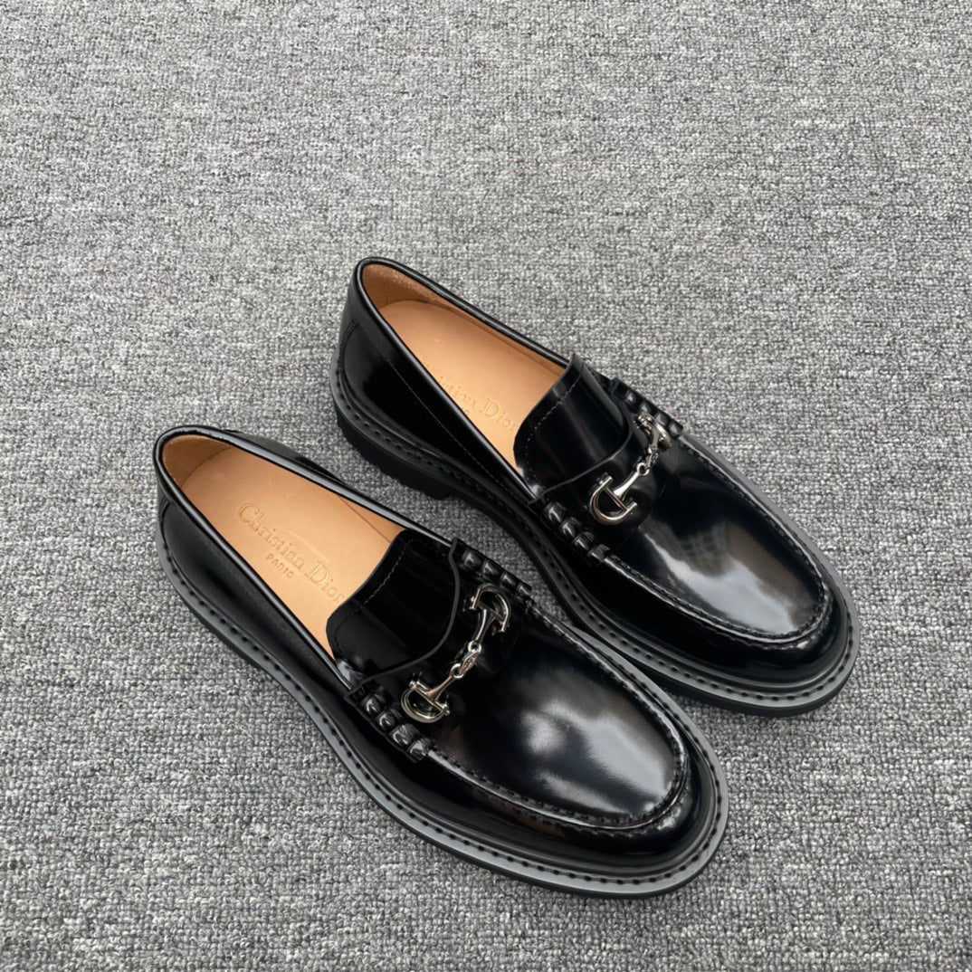 Dior Men’s Shoes – EXPLORER Derby | Premium Black Leather | Sizes 38–44
