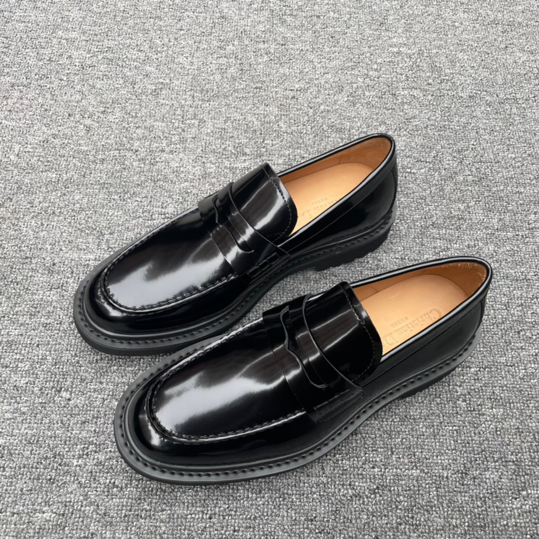 Dior Men’s Shoes – EXPLORER Derby | Premium Black Leather | Sizes 38–44