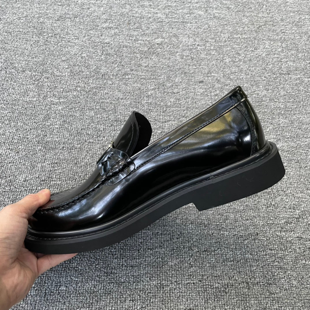 Dior Men’s Shoes – EXPLORER Derby | Premium Black Leather | Sizes 38–44