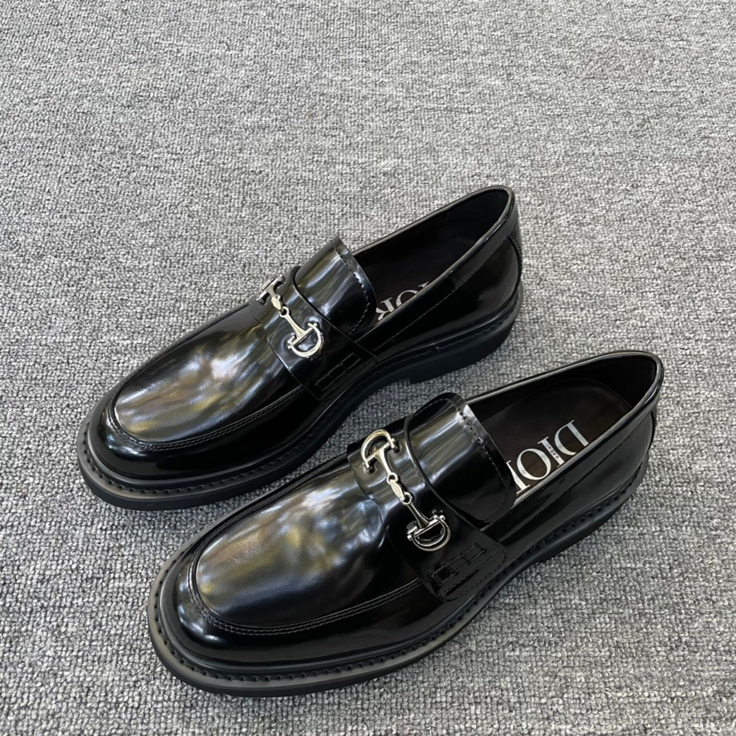 Dior Men’s Shoes – EXPLORER Derby | Premium Black Leather | Sizes 38–44