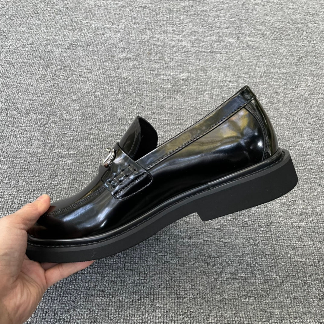 Dior Men’s Shoes – EXPLORER Derby | Premium Black Leather | Sizes 38–44