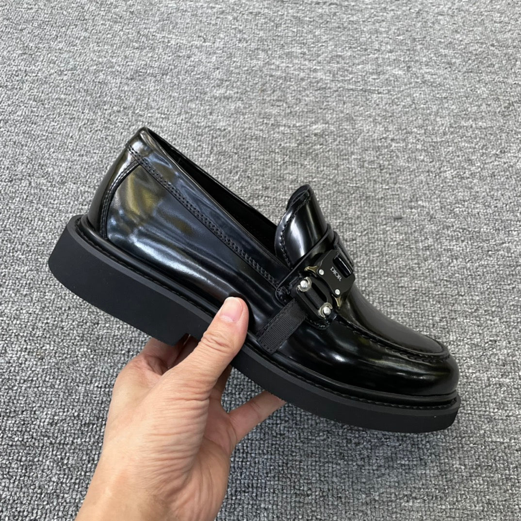 Dior Men’s Shoes – EXPLORER Derby | Premium Black Leather | Sizes 38–44