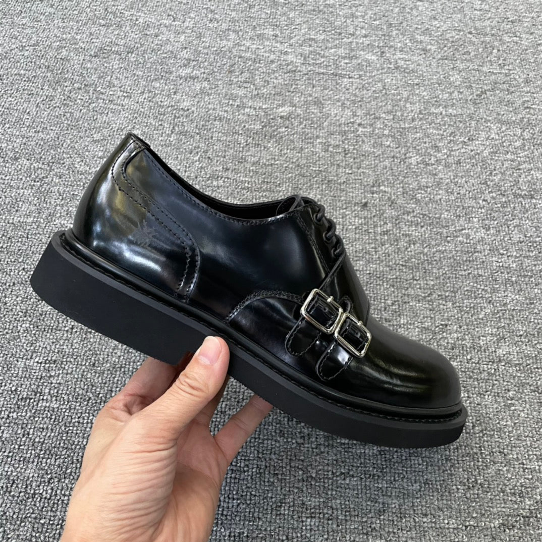 Dior Men’s Shoes – EXPLORER Derby | Premium Black Leather | Sizes 38–44
