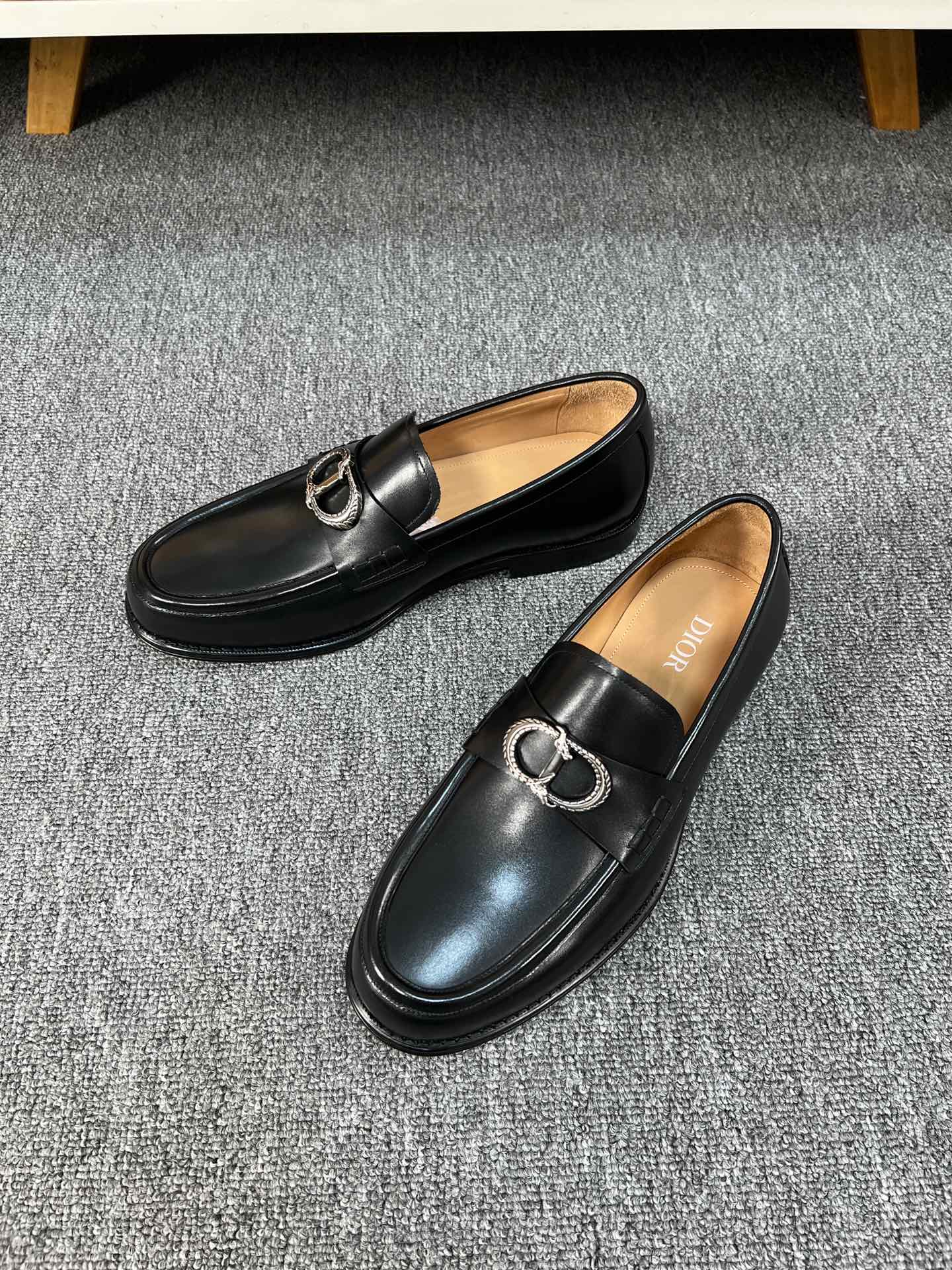 Dior Men’s Shoes – Premium Leather Dress Shoes | Italian Cowhide & Genuine Leather Sole | Sizes 38–46
