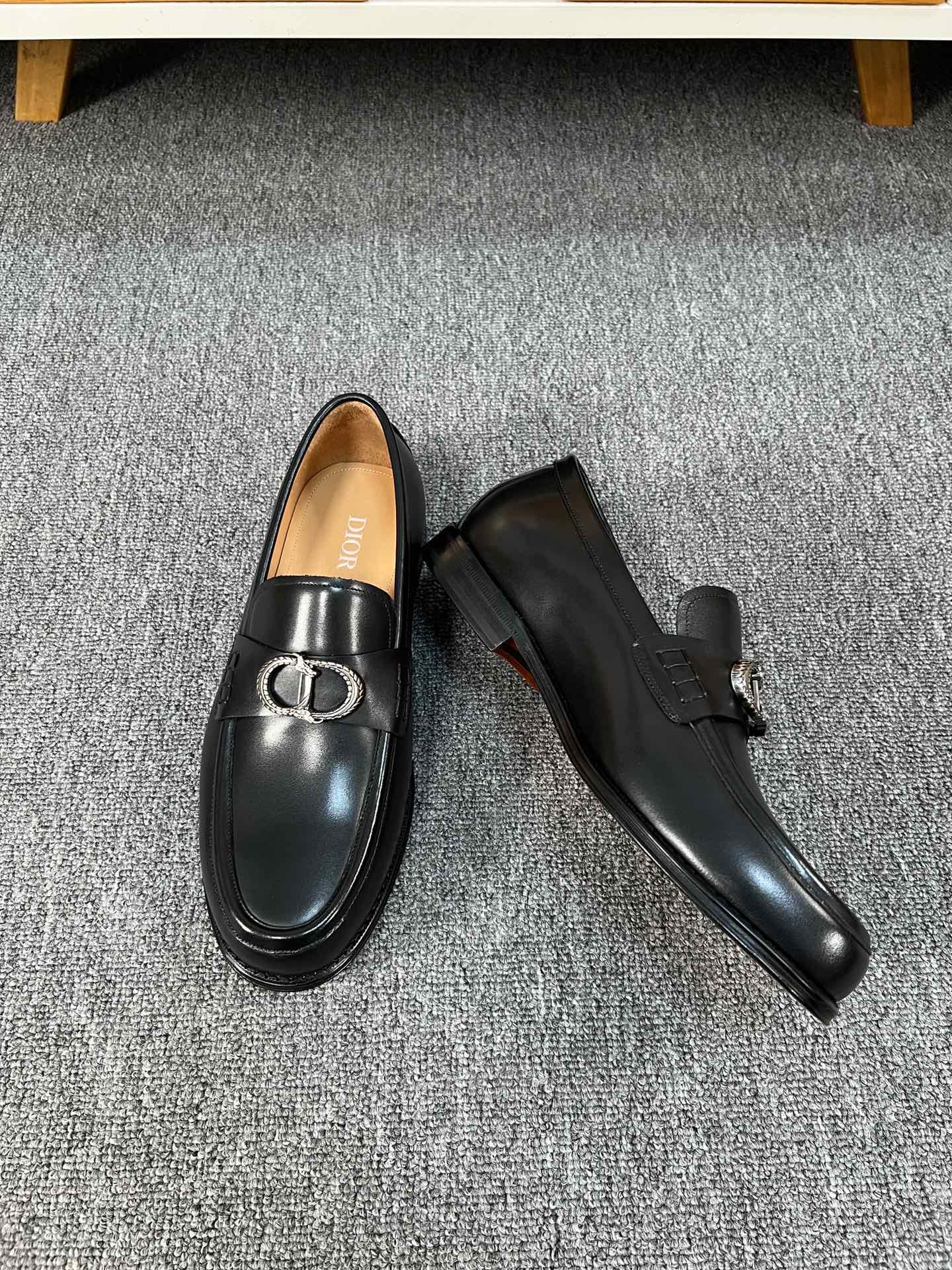 Dior Men’s Shoes – Premium Leather Dress Shoes | Italian Cowhide & Genuine Leather Sole | Sizes 38–46